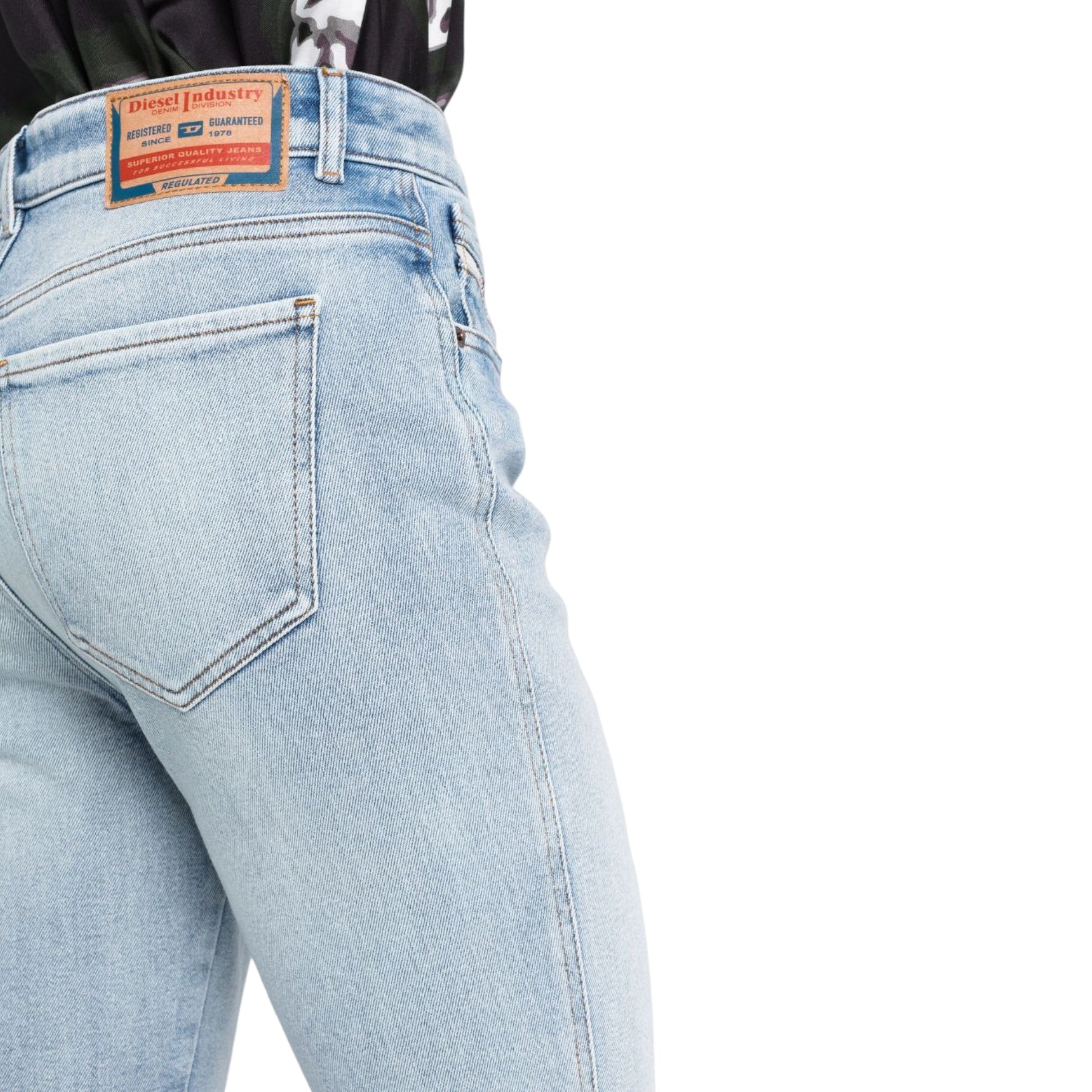 DIESEL 1994 Womens Denim Jeans Slim Fit High Waist Tapered Leg Stretch Pants W27