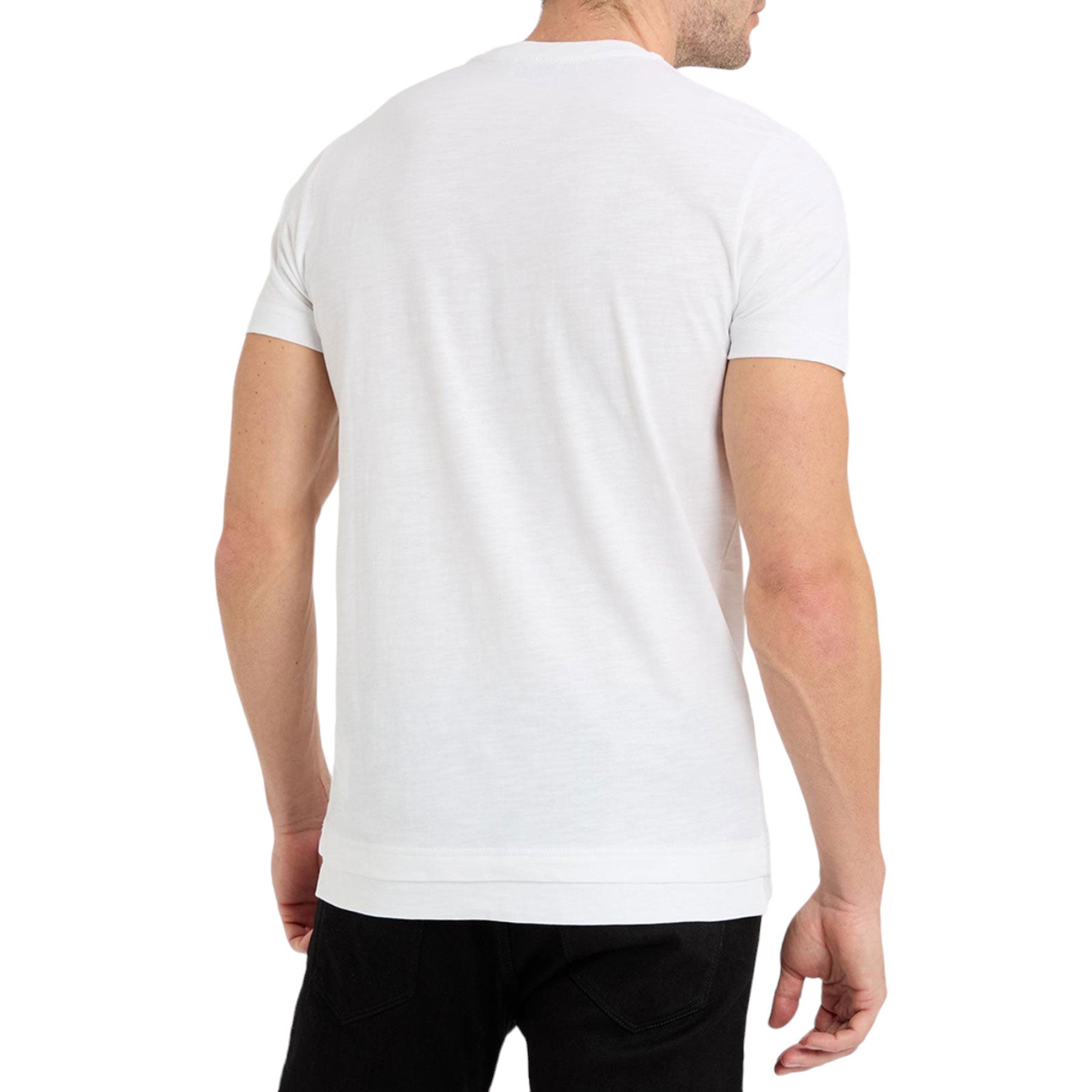 DIESEL T DIEGO TONE ON TONE Mens T Shirts Short Sleeve White Casual Cotton Tee