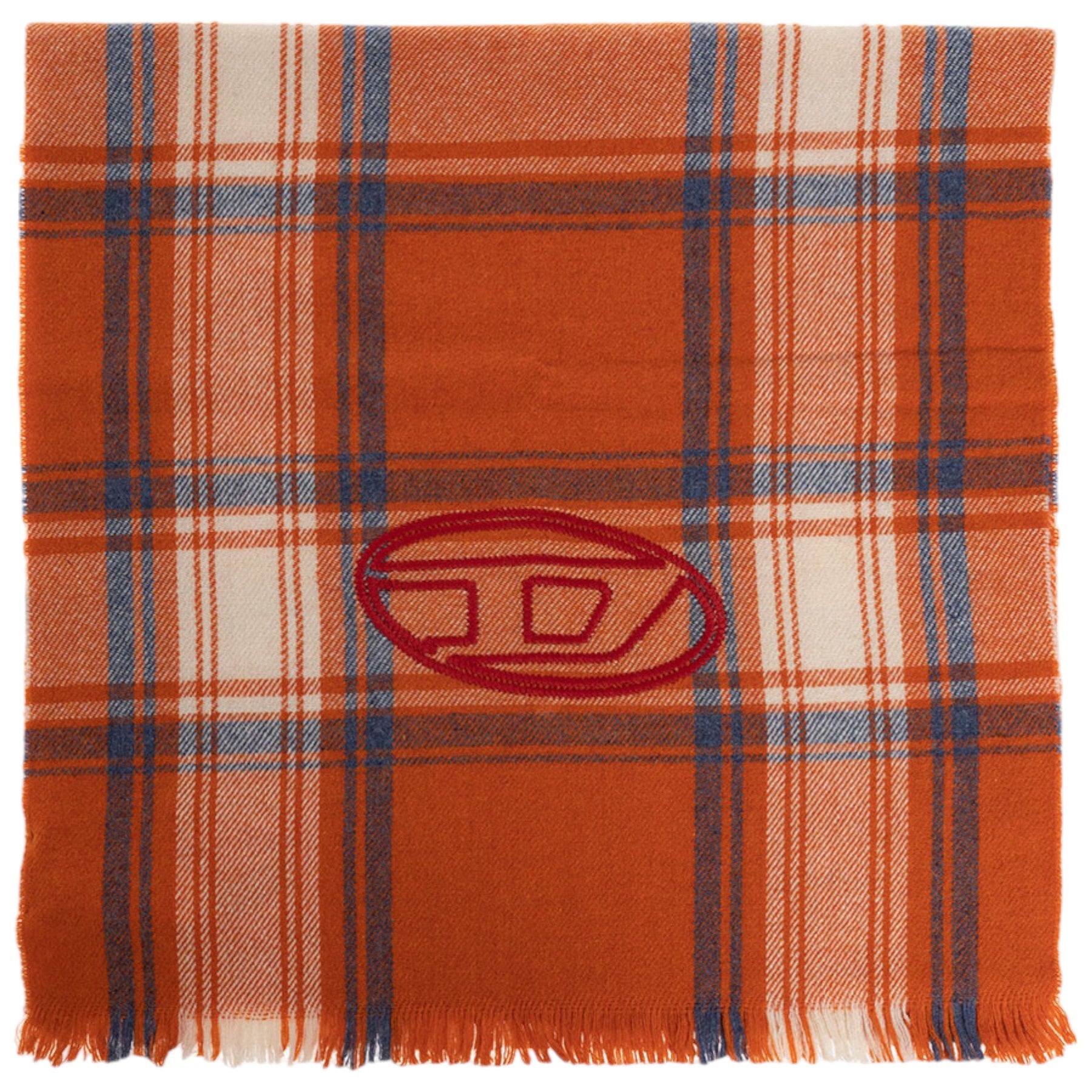 DIESEL S-FERDIE Mens Scarf Check Mufflers Wool Neck Wrap Shawl Soft Winter Warm