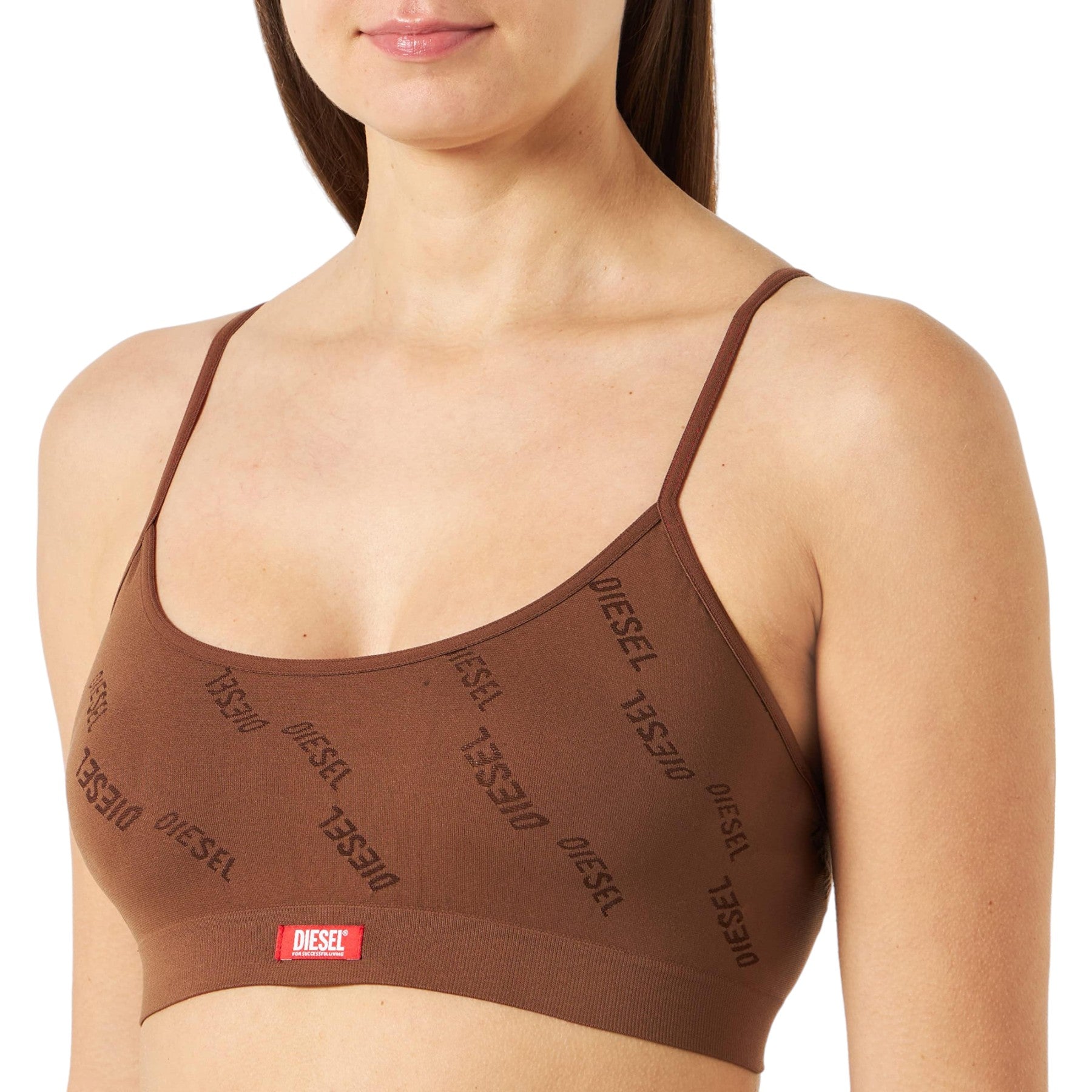 DIESEL UFSB-JINNIE Womens Bralette Bra Comfort Fit Stretch Seamless Yoga Bra New