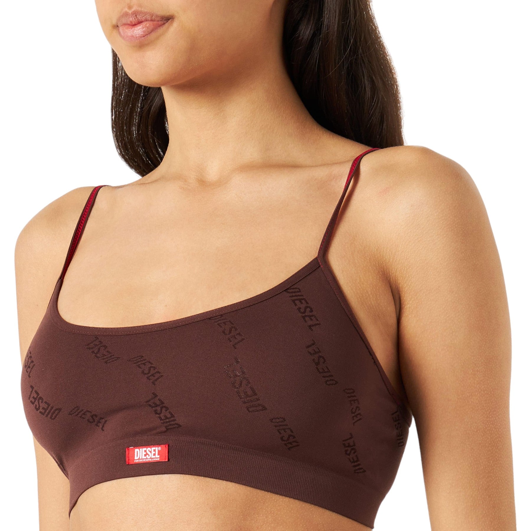 DIESEL UFSB-JINNIE Womens Bralette Bra Comfort Fit Stretch Seamless Yoga Bra New