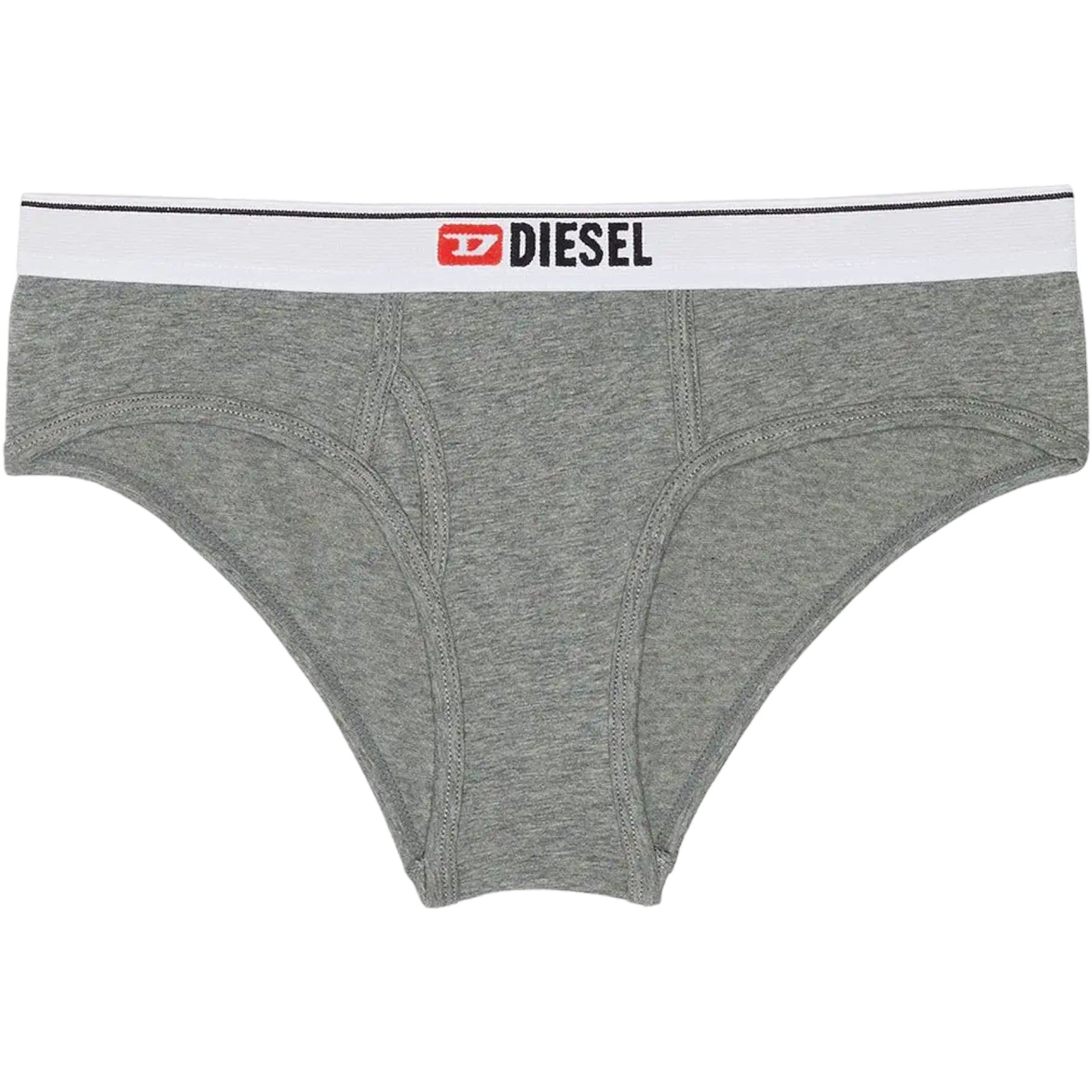 DIESEL UFPN-OXYS 0EAFU Womens Briefs Soft Stretch Grey Cotton Ladies Underwear