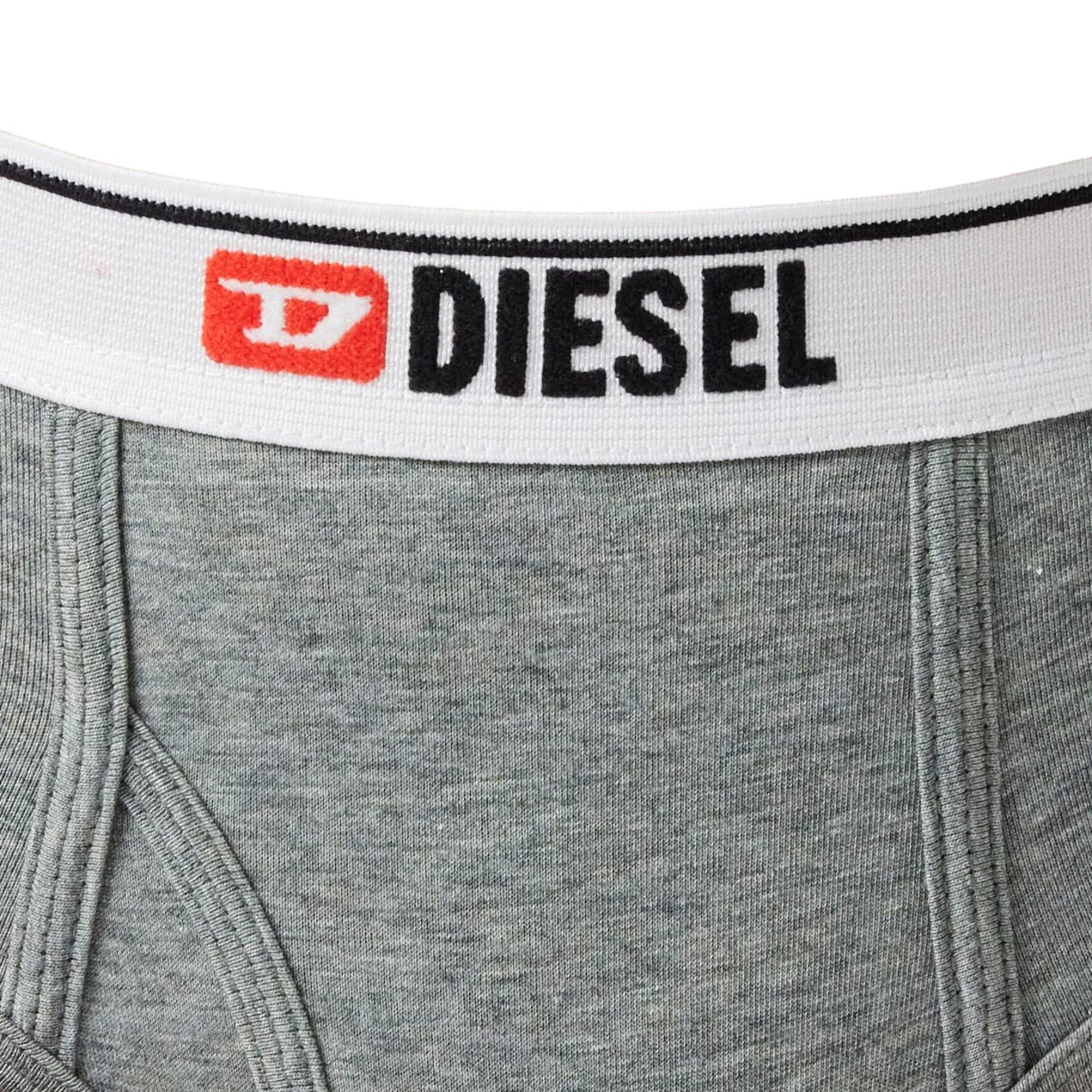 DIESEL UFPN-OXYS 0EAFU Womens Briefs Soft Stretch Grey Cotton Ladies Underwear