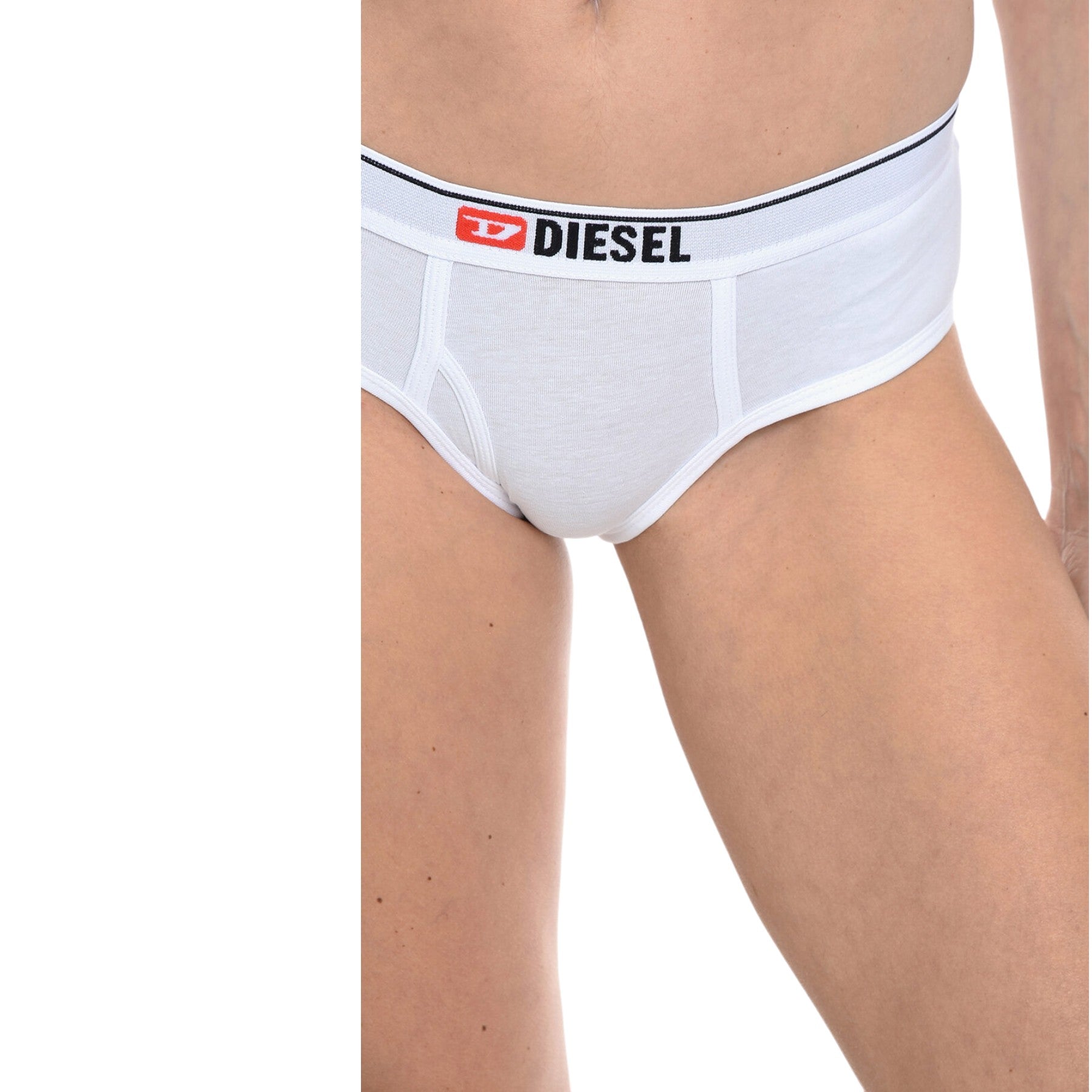 DIESEL UFPN-OXYS 0EAFU Womens Briefs Soft Stretch Grey Cotton Ladies Underwear