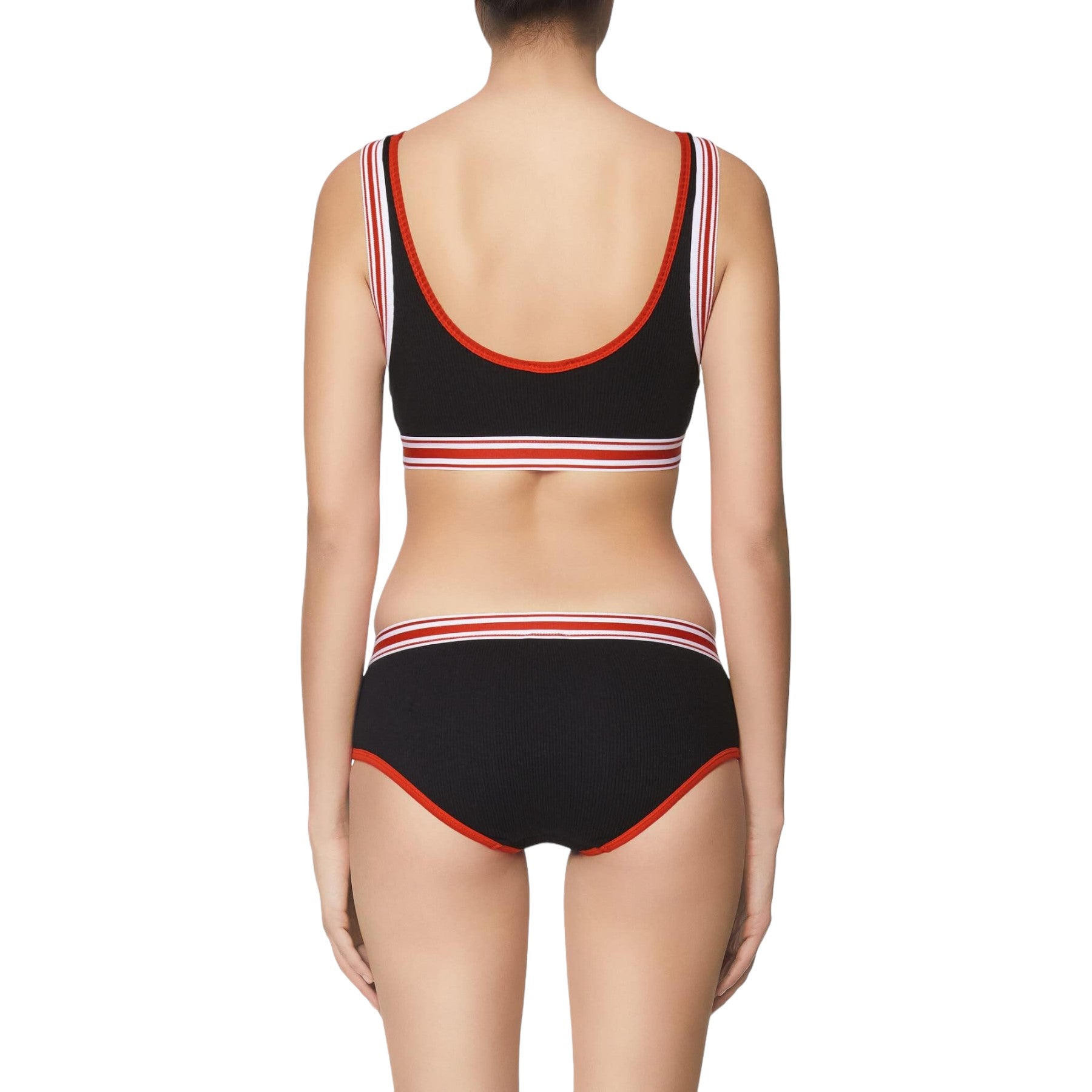 DIESEL UFSB-BRASS-C Womens Sports Bra Wire Free Comfortable Fit Stretch Black