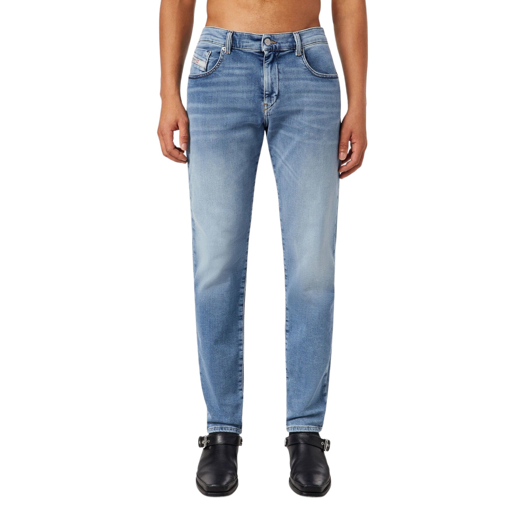 DIESEL D-STRUKT-Z-T 069ZU Mens Denim Jeans Slim Fit Stretch Cotton Jogg Jeans