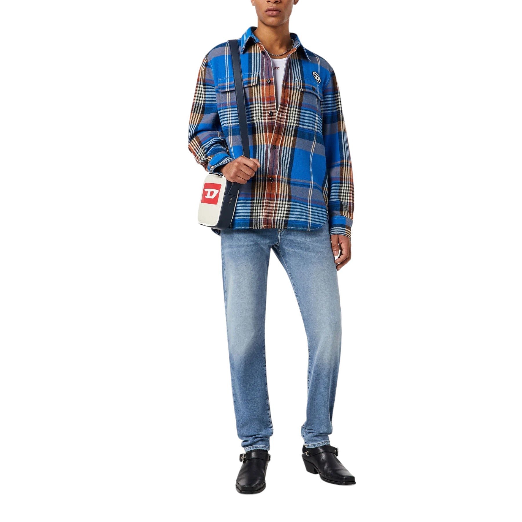 DIESEL D-STRUKT-Z-T 069ZU Mens Denim Jeans Slim Fit Stretch Cotton Jogg Jeans