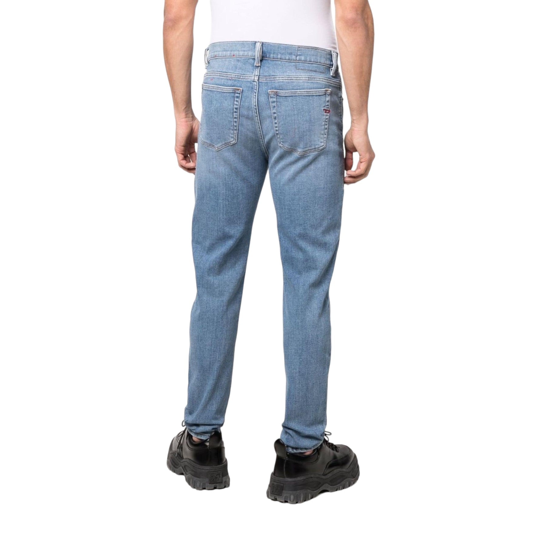 DIESEL 1983 09C01 Mens Denim Jeans Regular Fit Tapered Leg Cotton Jeans