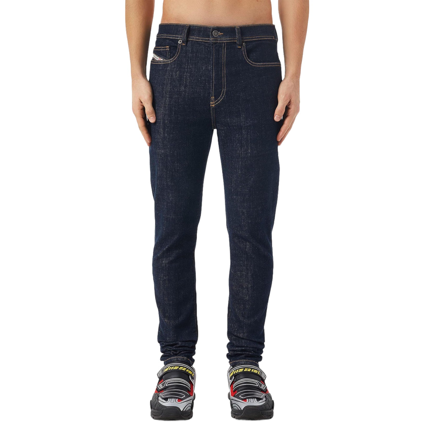 DIESEL 1983 D-AMNY Z9C33 Mens Denim Jeans Skinny Leg High Waist Casual Pants W29