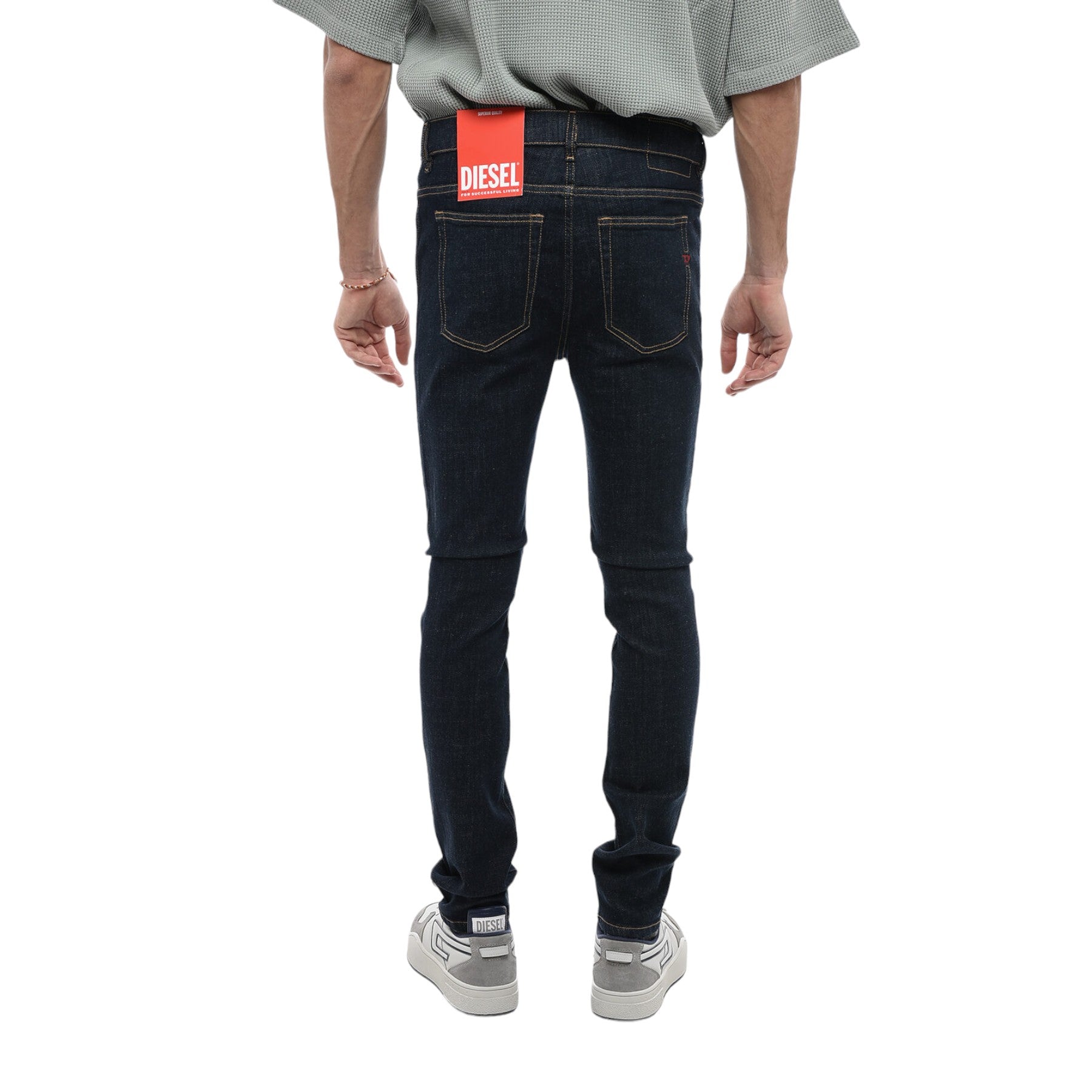 DIESEL 1983 D-AMNY Z9C33 Mens Denim Jeans Skinny Leg High Waist Casual Pants W29