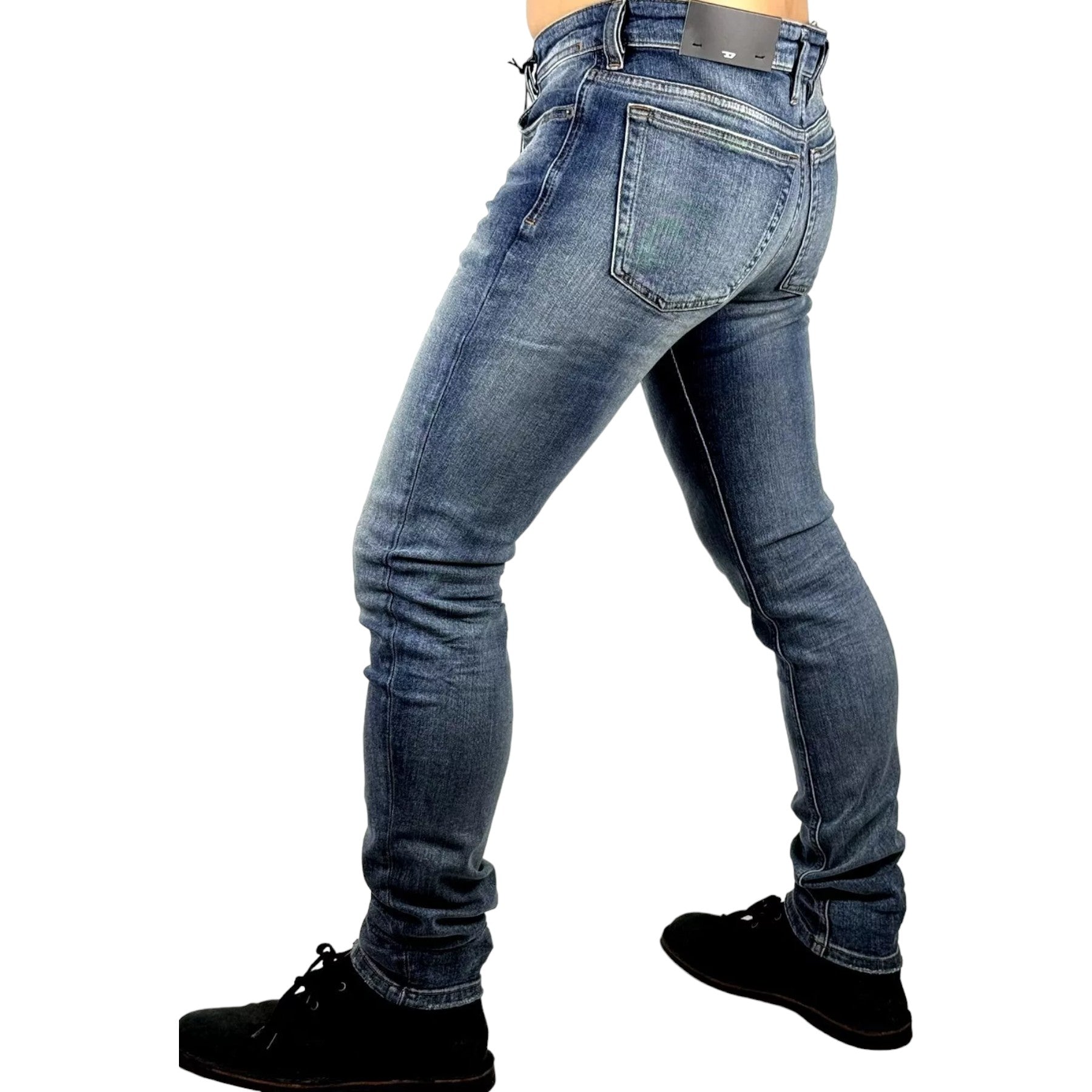 DIESEL 1979 SLEENKER R9D95 Mens Denim Jeans Skinny Fit Low Waist Cotton Pants