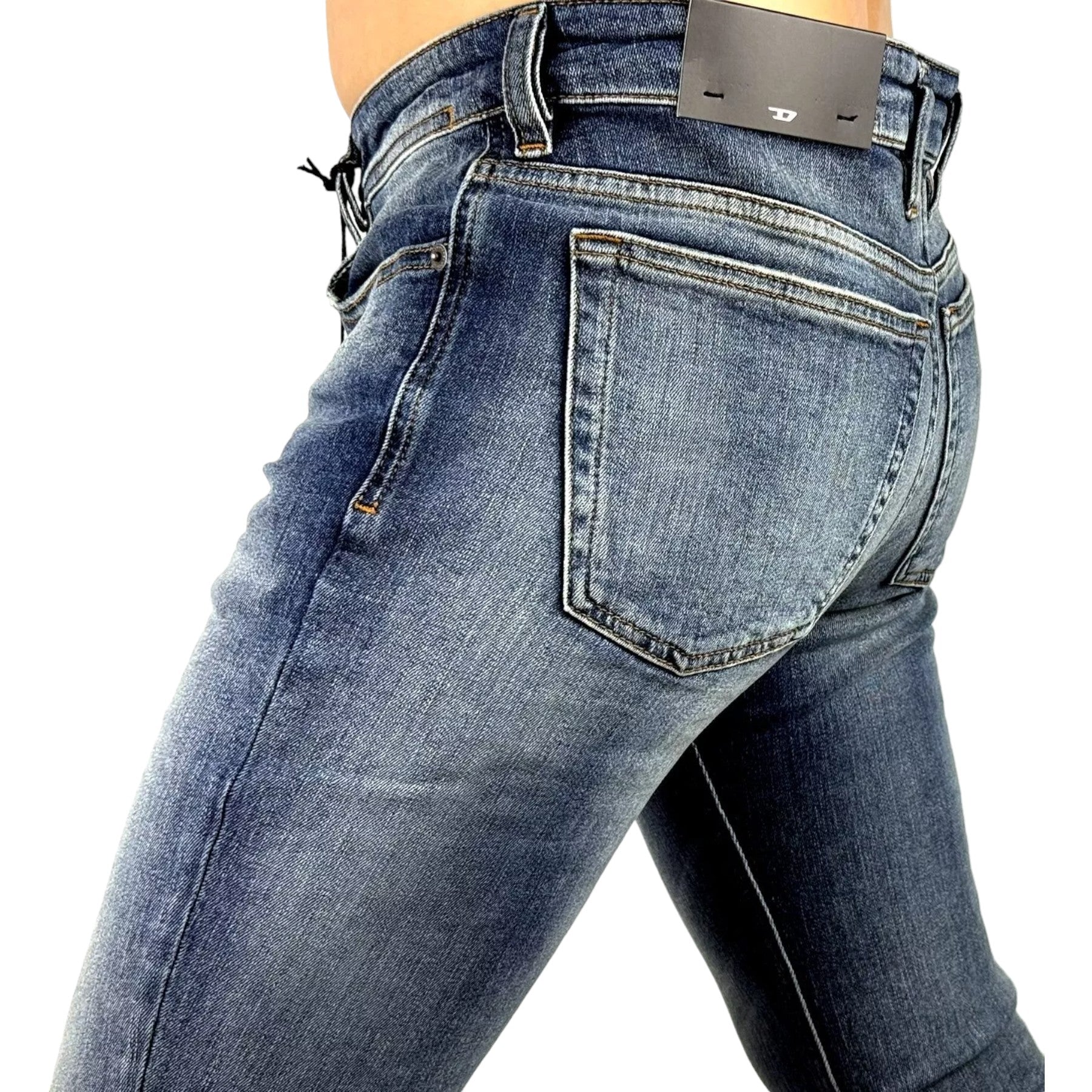 DIESEL 1979 SLEENKER R9D95 Mens Denim Jeans Skinny Fit Low Waist Cotton Pants