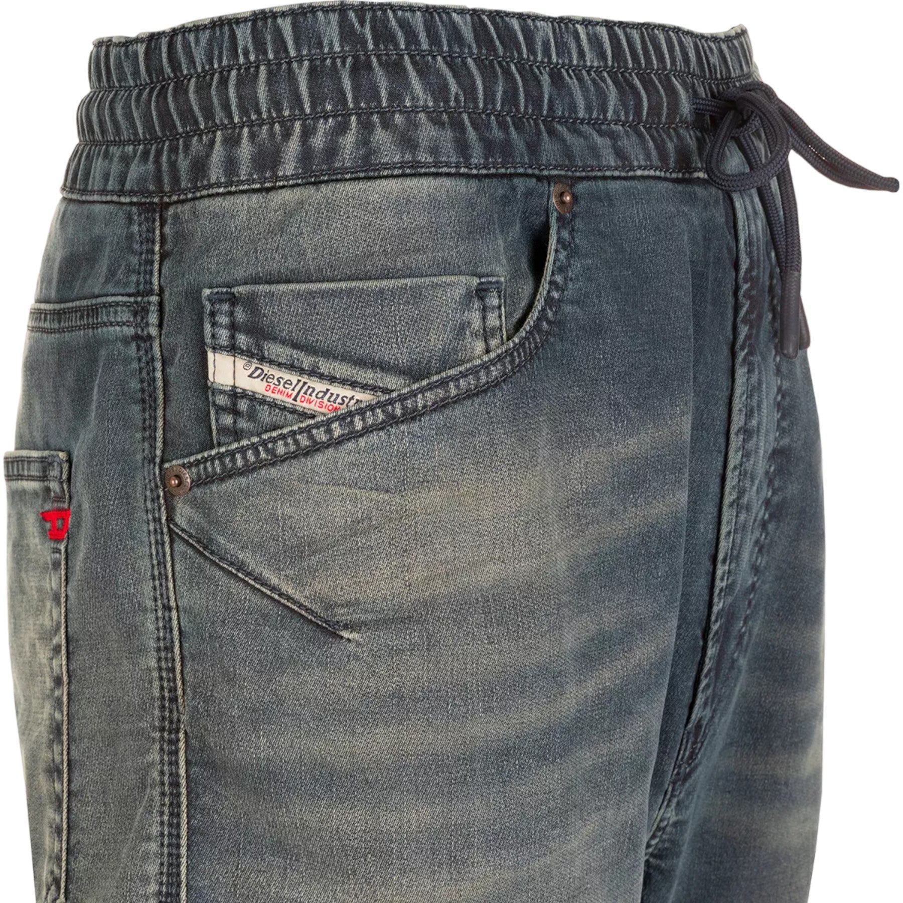 Diesel D-Krooley 068DS Mens Denim Shorts Regular Fit Jogg Jeans Bermuda Shorts