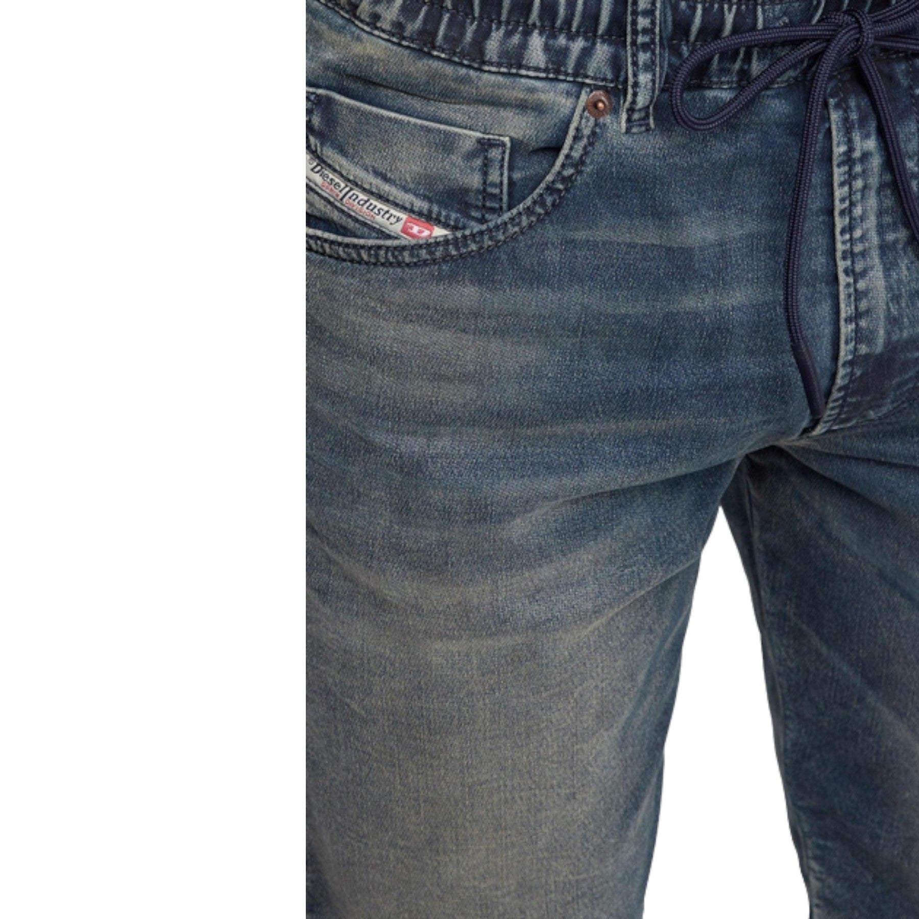 Diesel D-Krooley 068DS Mens Denim Shorts Regular Fit Jogg Jeans Bermuda Shorts