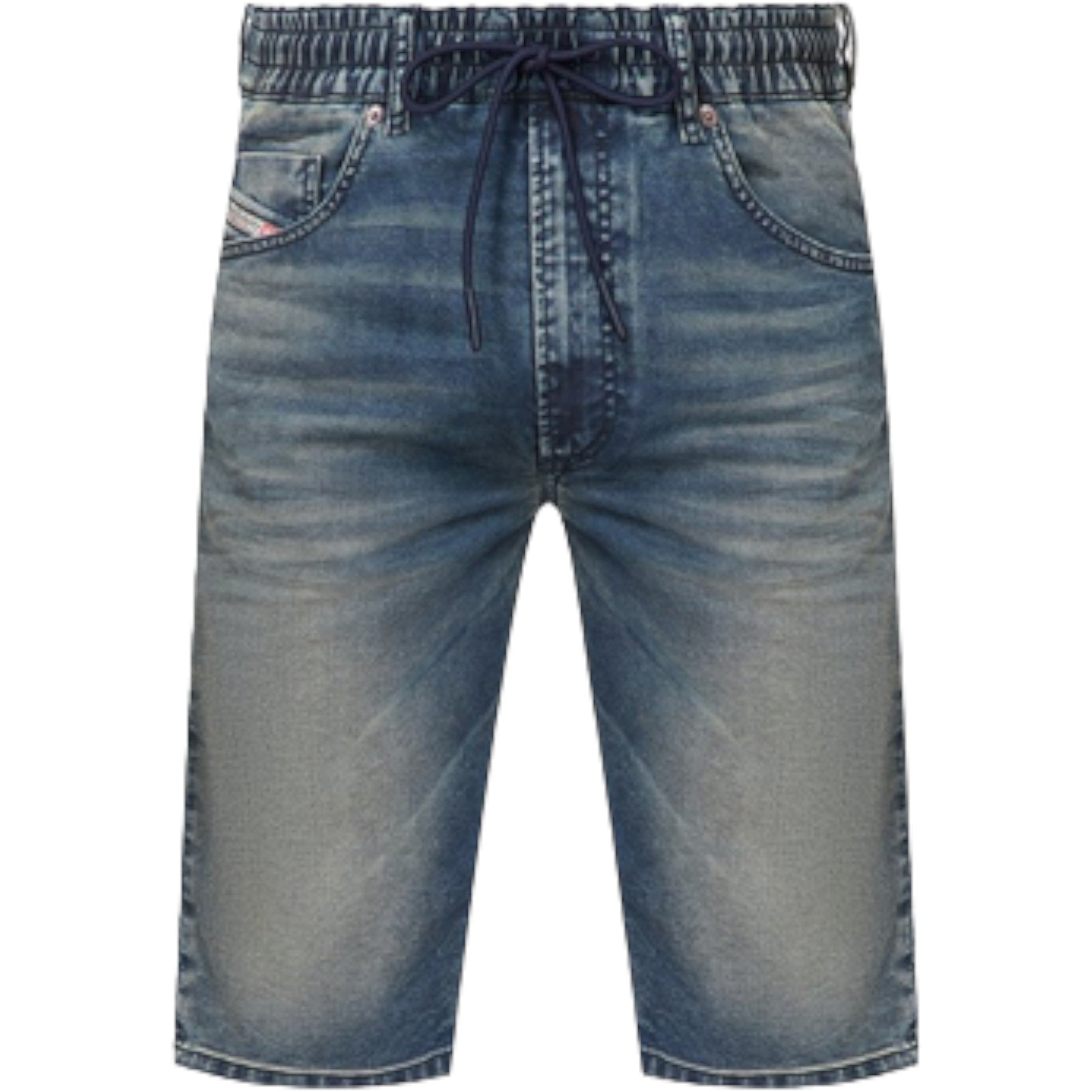 Diesel D-Krooley 068DS Mens Denim Shorts Regular Fit Jogg Jeans Bermuda Shorts