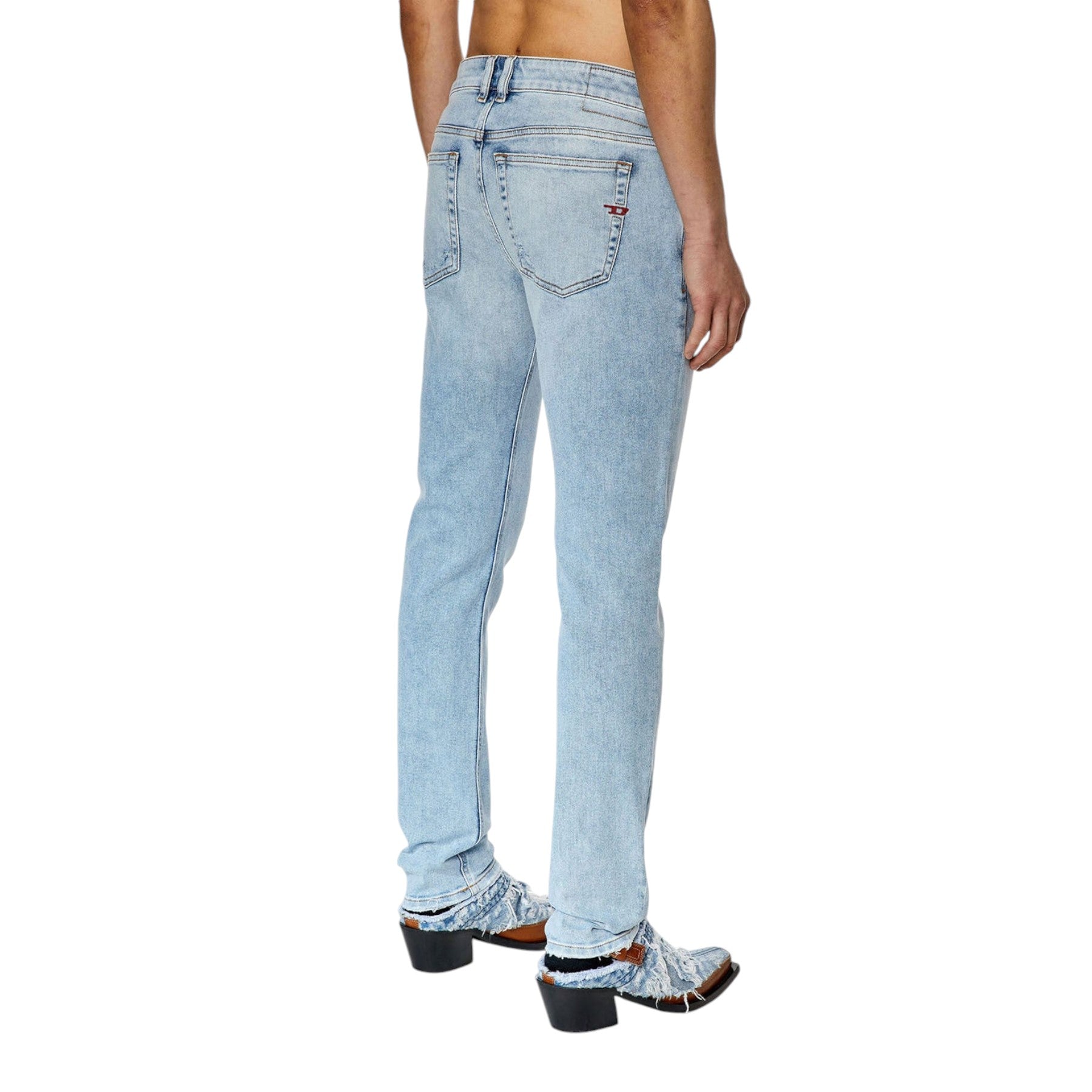 DIESEL 1979 SLEENKER 09E90 Mens Denim Jeans Slim Fit Low Waist Cotton Pants W36