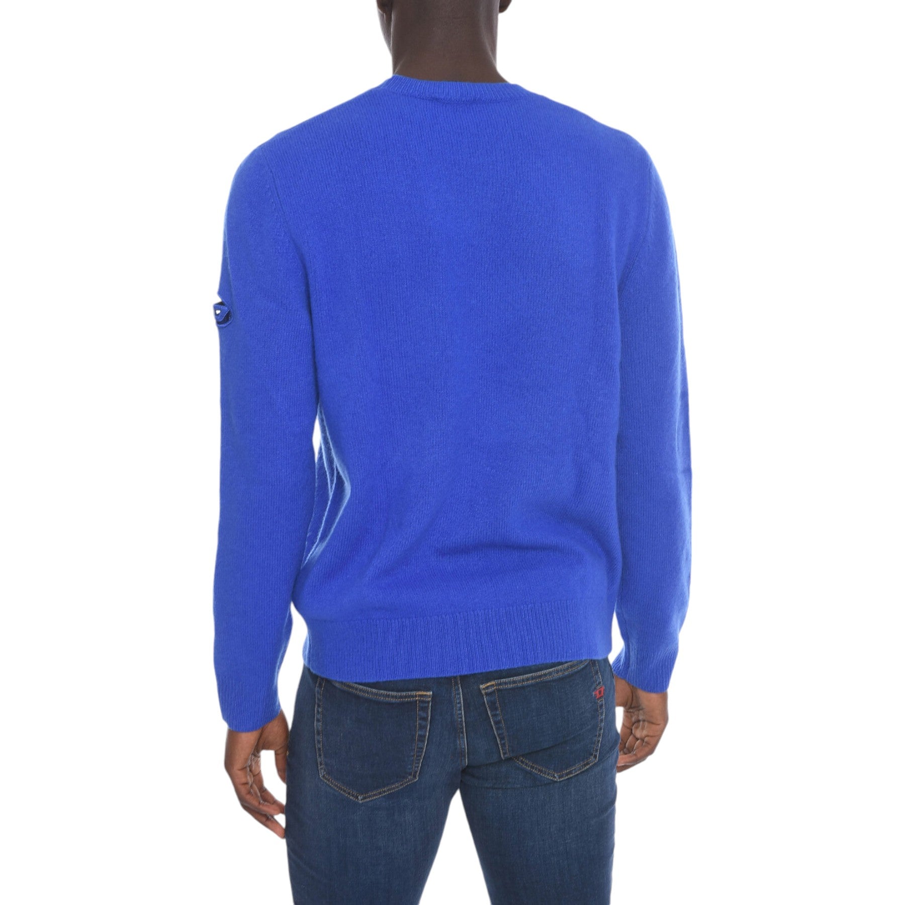 DIESEL K-OBLY Mens Jumper Wool Long Sleeve Pullover Cashmere Blend Crew Neck