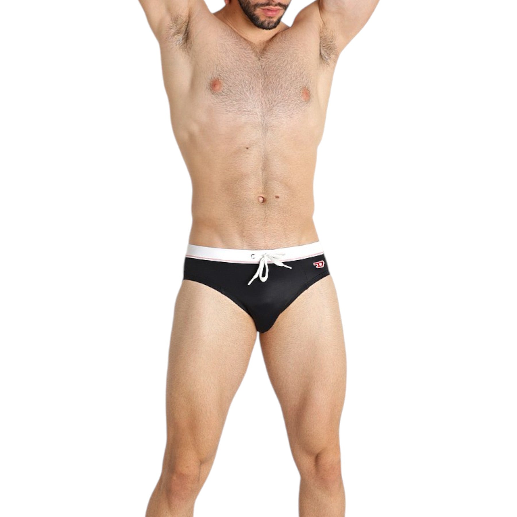 Diesel BMBR-ALFIE-SW ONGAK Mens Briefs Stretch Quick Dry Summer Beach Underwear