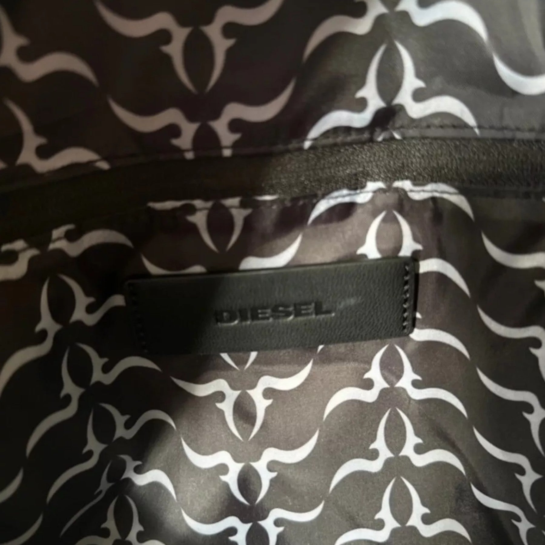 DIESEL Dhorian Womens Backpack Faux-Fur Shoulder Bag Travel School Rucksack NEW