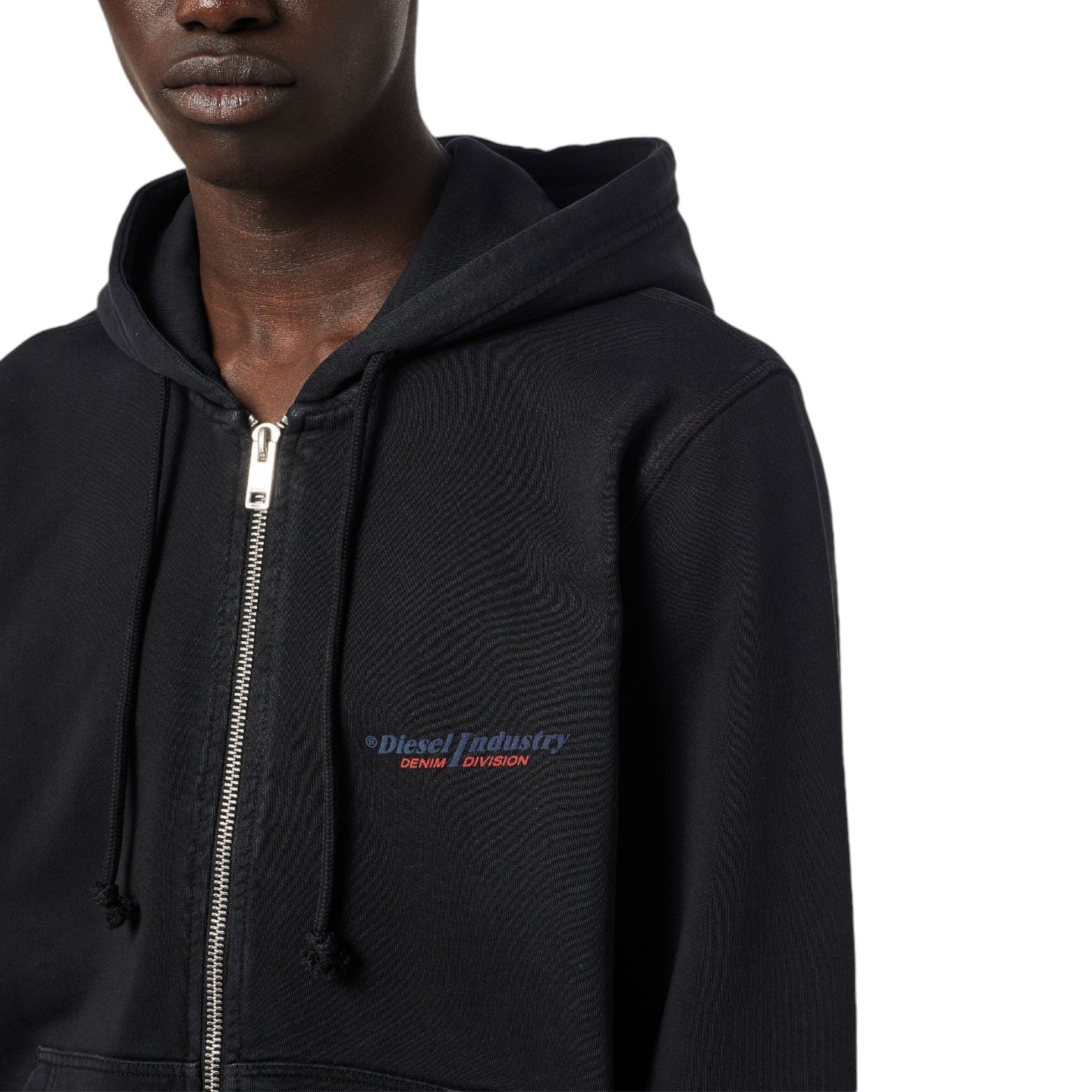 Diesel S-Ginn-Zip 0HERE Mens Hoodie Full Zip Hoody Regular Fit Hooded Sweatshirt