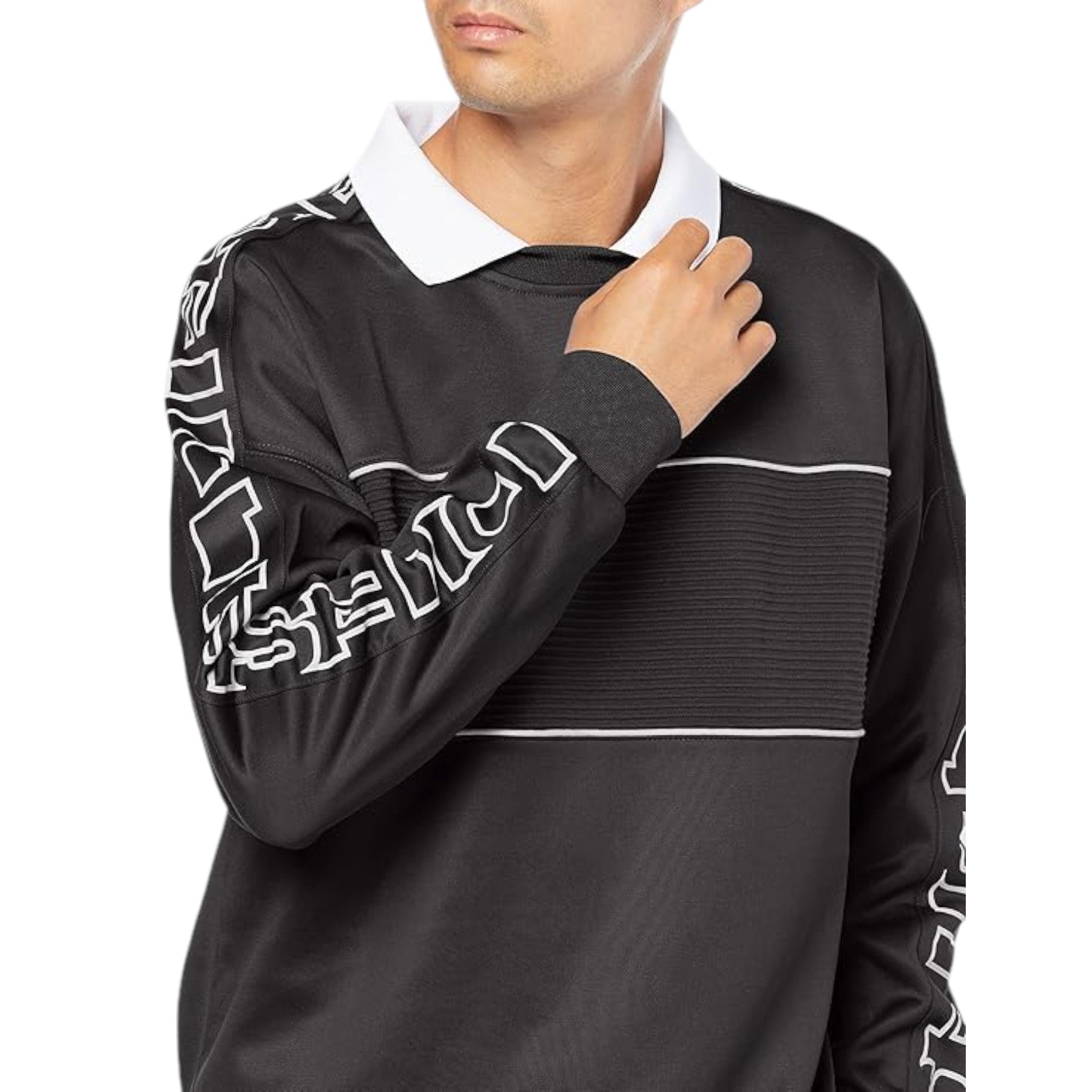 DIESEL S-ACORD 0KUTA Mens Crew Neck Sweatshirt Stretch Pullover Jumper Black S M