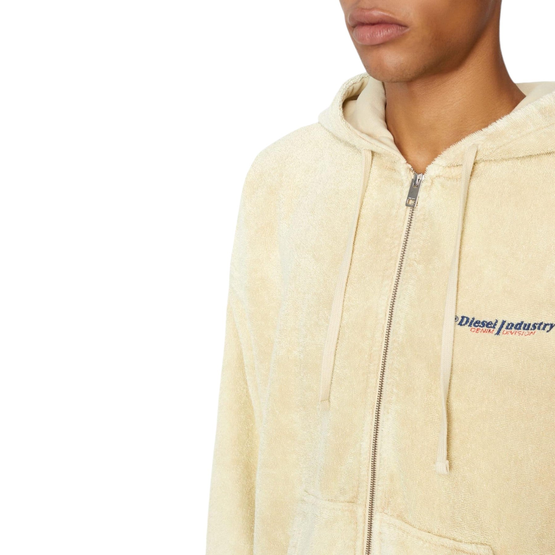 Diesel S-Ummerry-Zip-E8 0TEAK Mens Hoodie Full Zip Regular Fit Hooded Sweatshirt