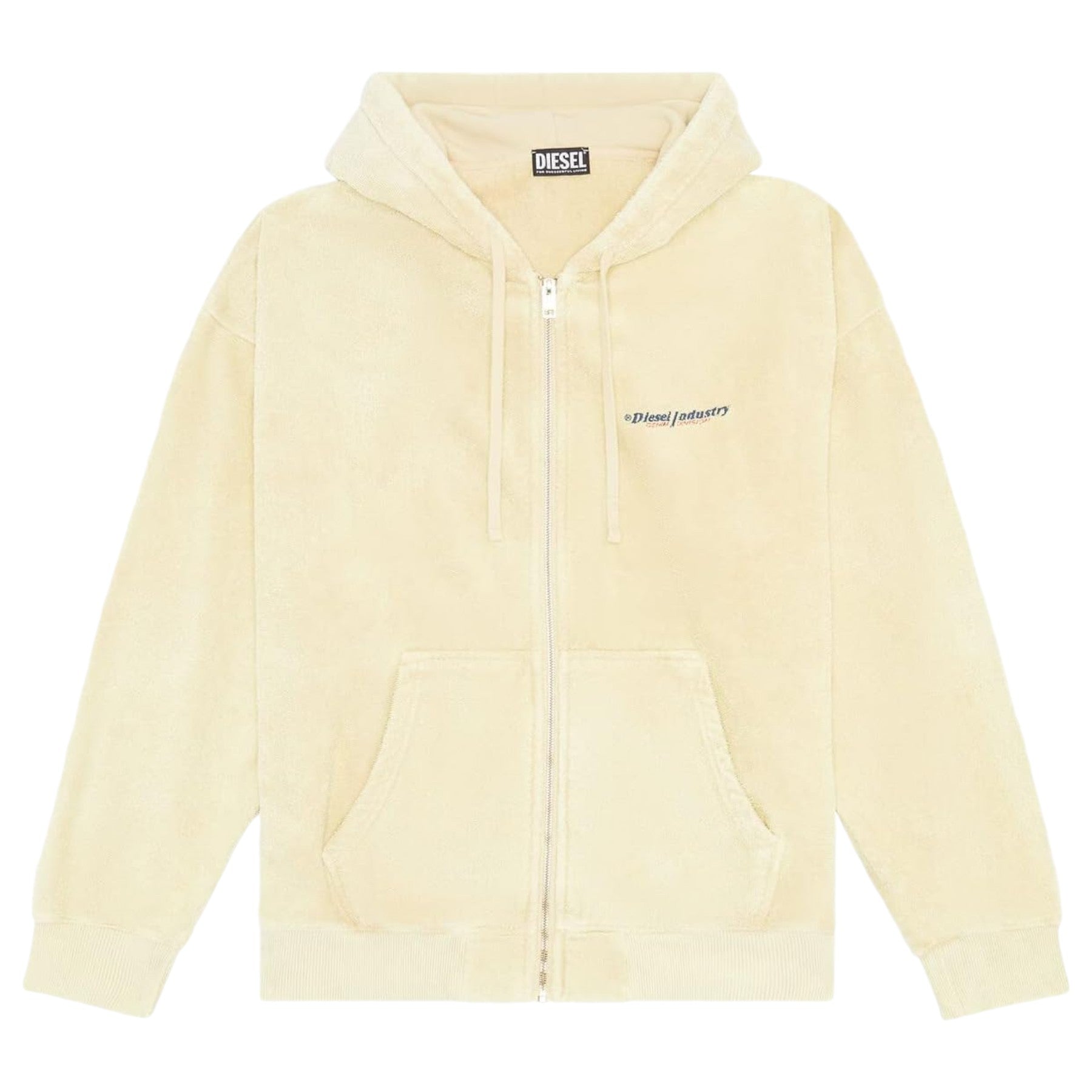 Diesel S-Ummerry-Zip-E8 0TEAK Mens Hoodie Full Zip Regular Fit Hooded Sweatshirt