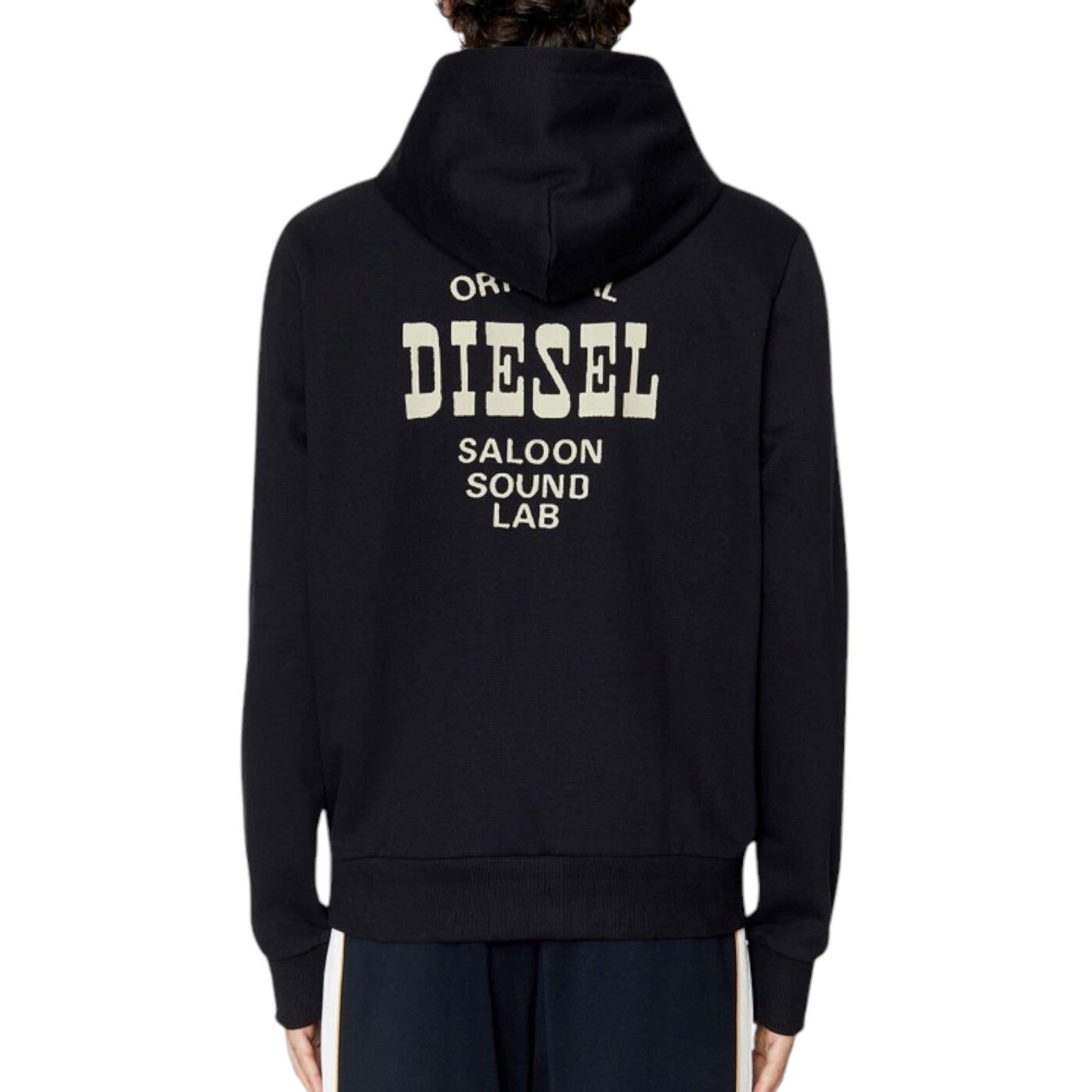 Diesel S-Ginn-K28 0HAYT Mens Pullover Hoodie Drop Shoulder Oversized Sweatshirts