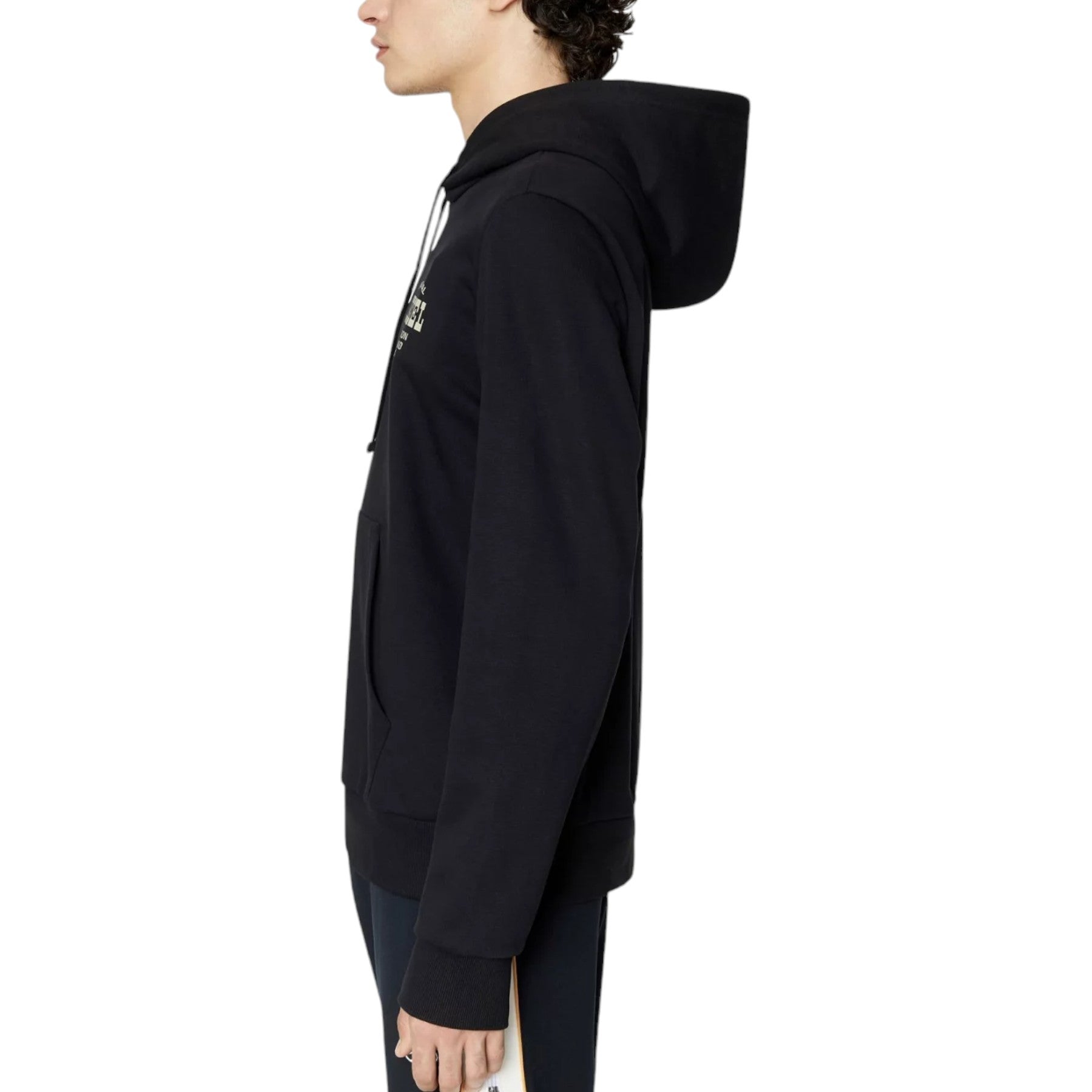 Diesel S-Ginn-K28 0HAYT Mens Pullover Hoodie Drop Shoulder Oversized Sweatshirts