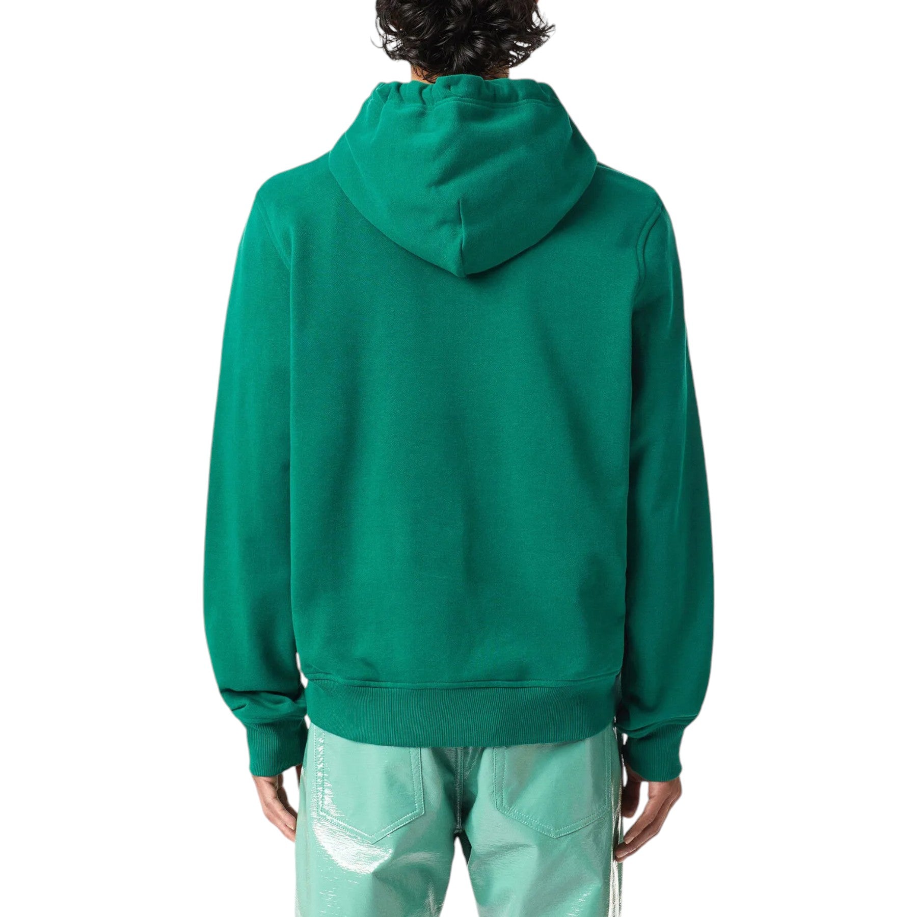 DIESEL S-GINN-HOOD-D 0BAWT Mens Hoodies Plain Pullover Fleece Hooded Sweatshirt