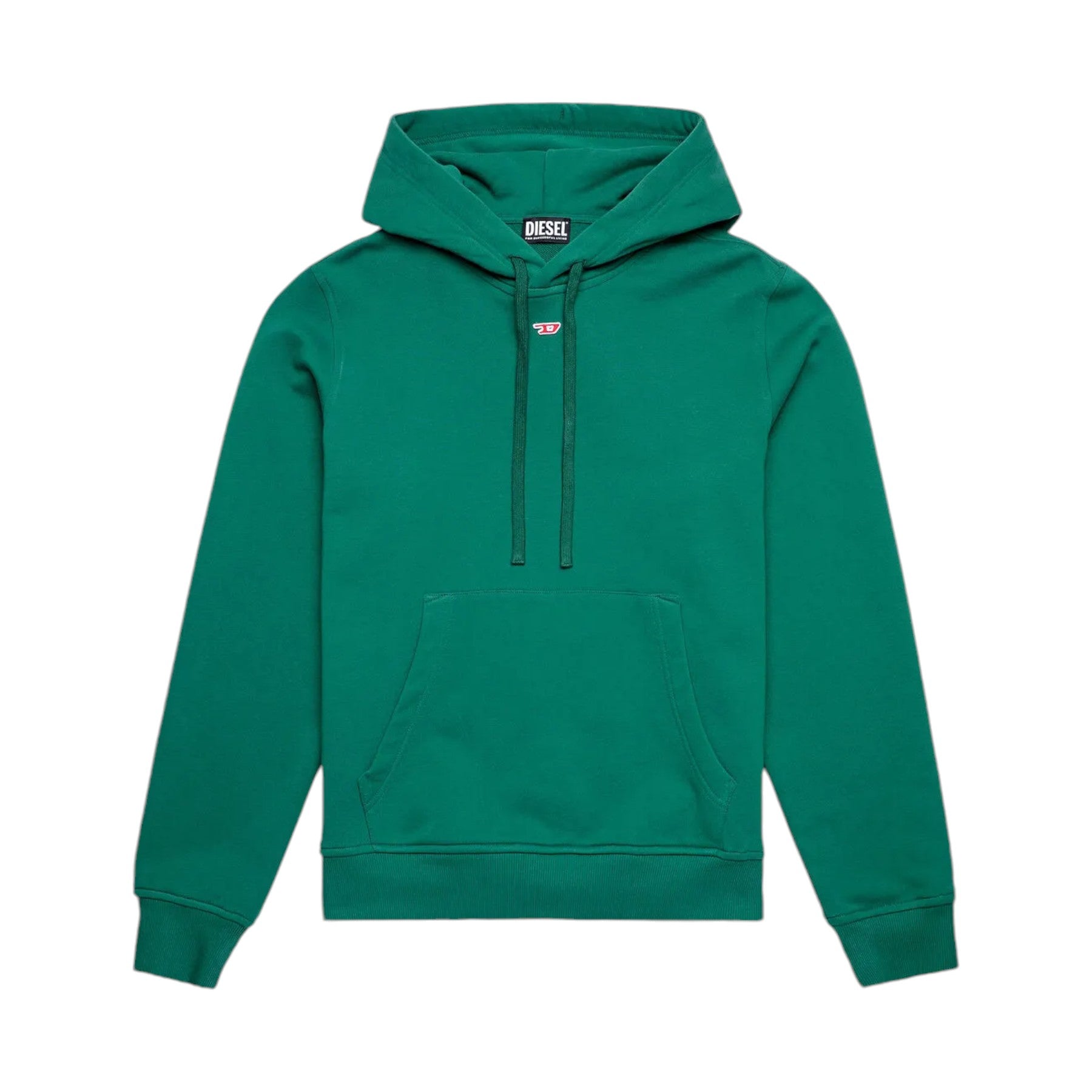 DIESEL S-GINN-HOOD-D 0BAWT Mens Hoodies Plain Pullover Fleece Hooded Sweatshirt