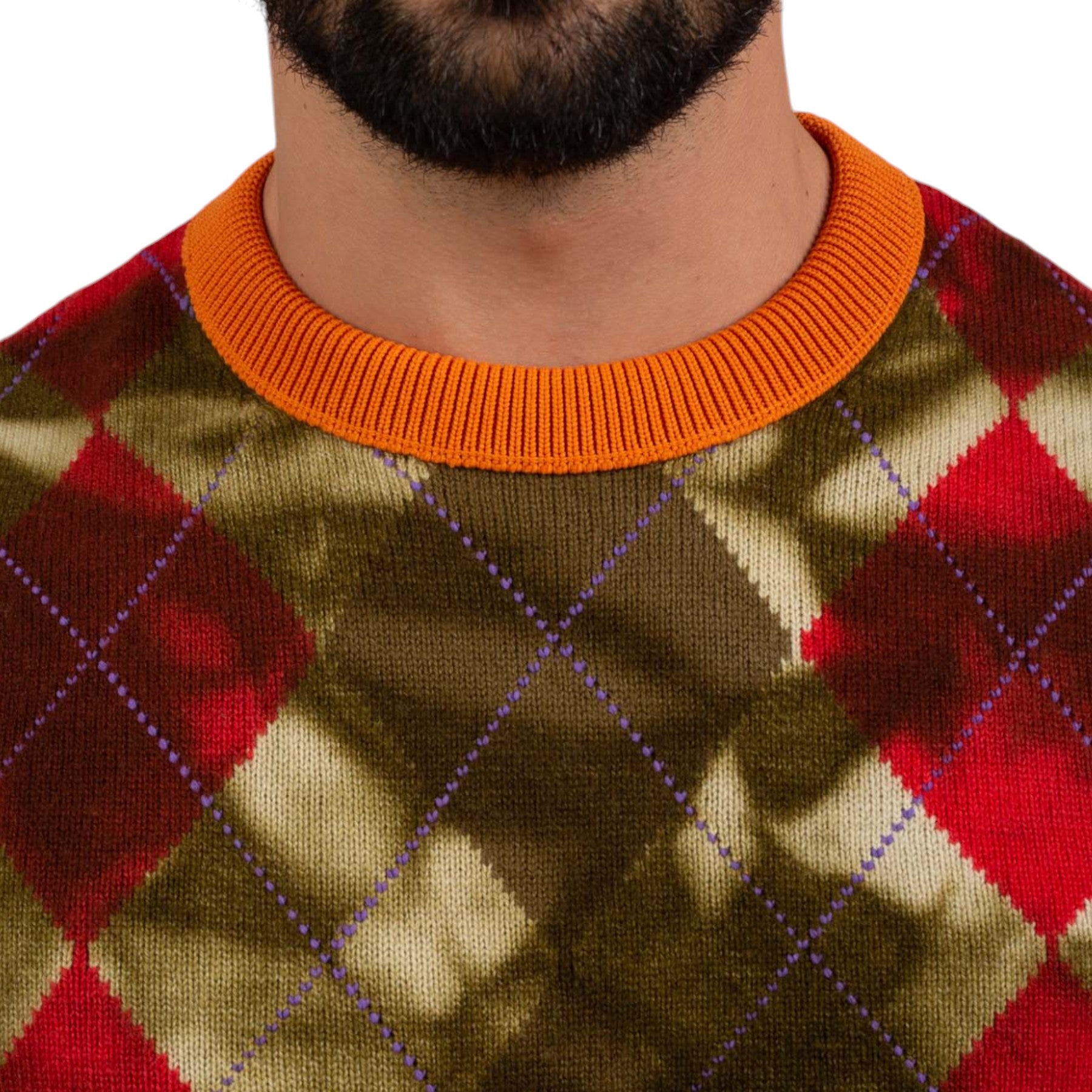 DIESEL K-AIRO 0BIAA Mens Crew Neck Sweatshirt Knit Pullover Wool Jumper Top NEW