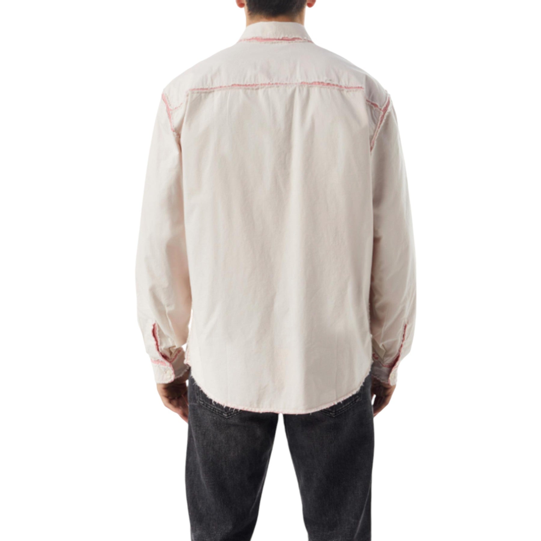 DIESEL S-WEEZER Mens Shirts Camicia Long Sleeve Casual Shirts Button Up Tops New