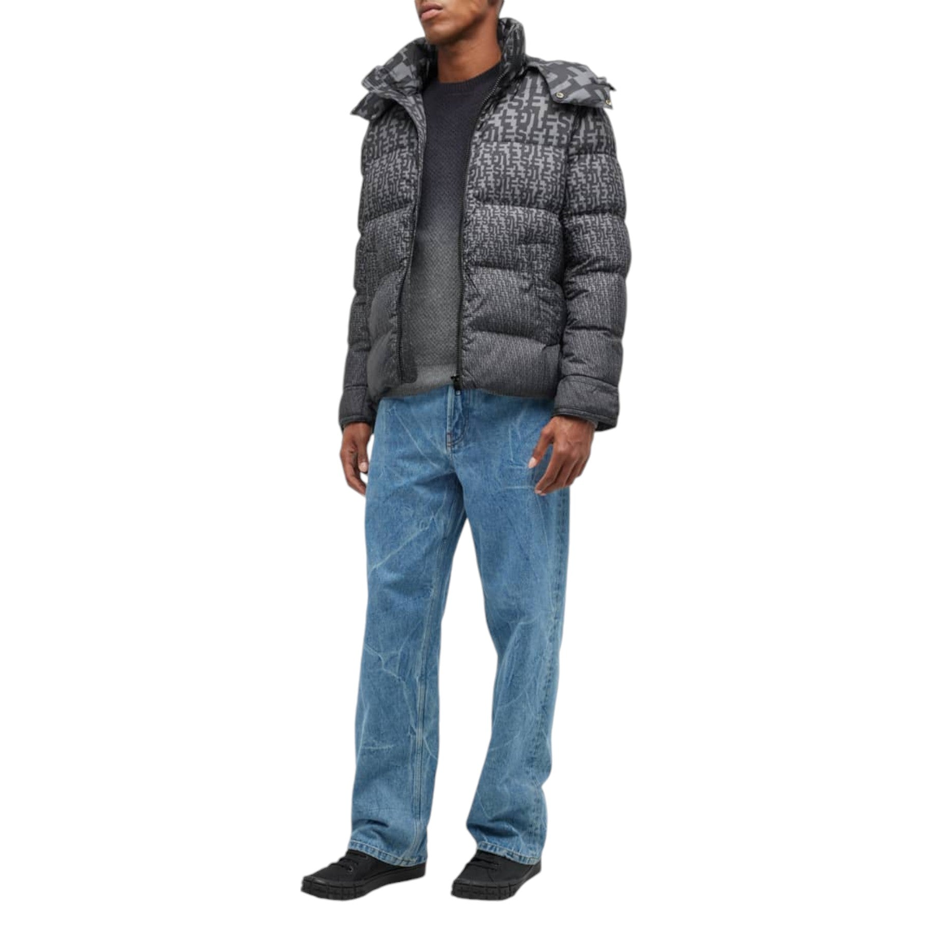 Diesel W-Step-Mon 0WEAG Mens Puffer Jacket Shell Down Padded Winter Outwear Coat