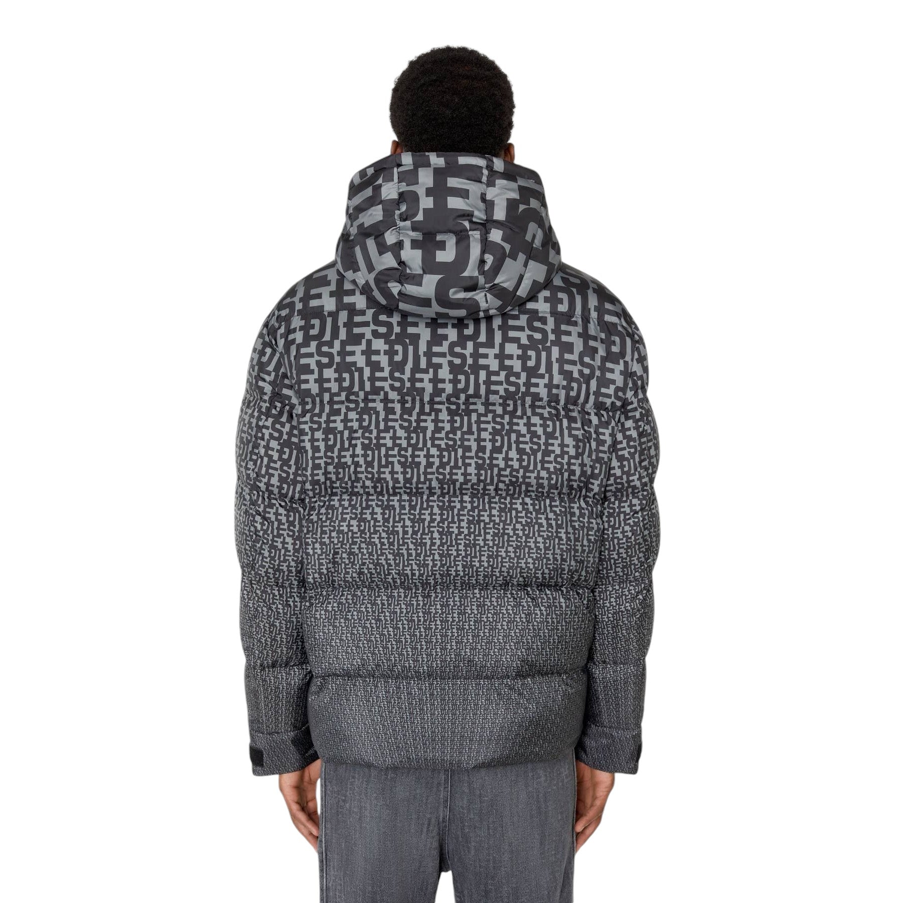 Diesel W-Step-Mon 0WEAG Mens Puffer Jacket Shell Down Padded Winter Outwear Coat