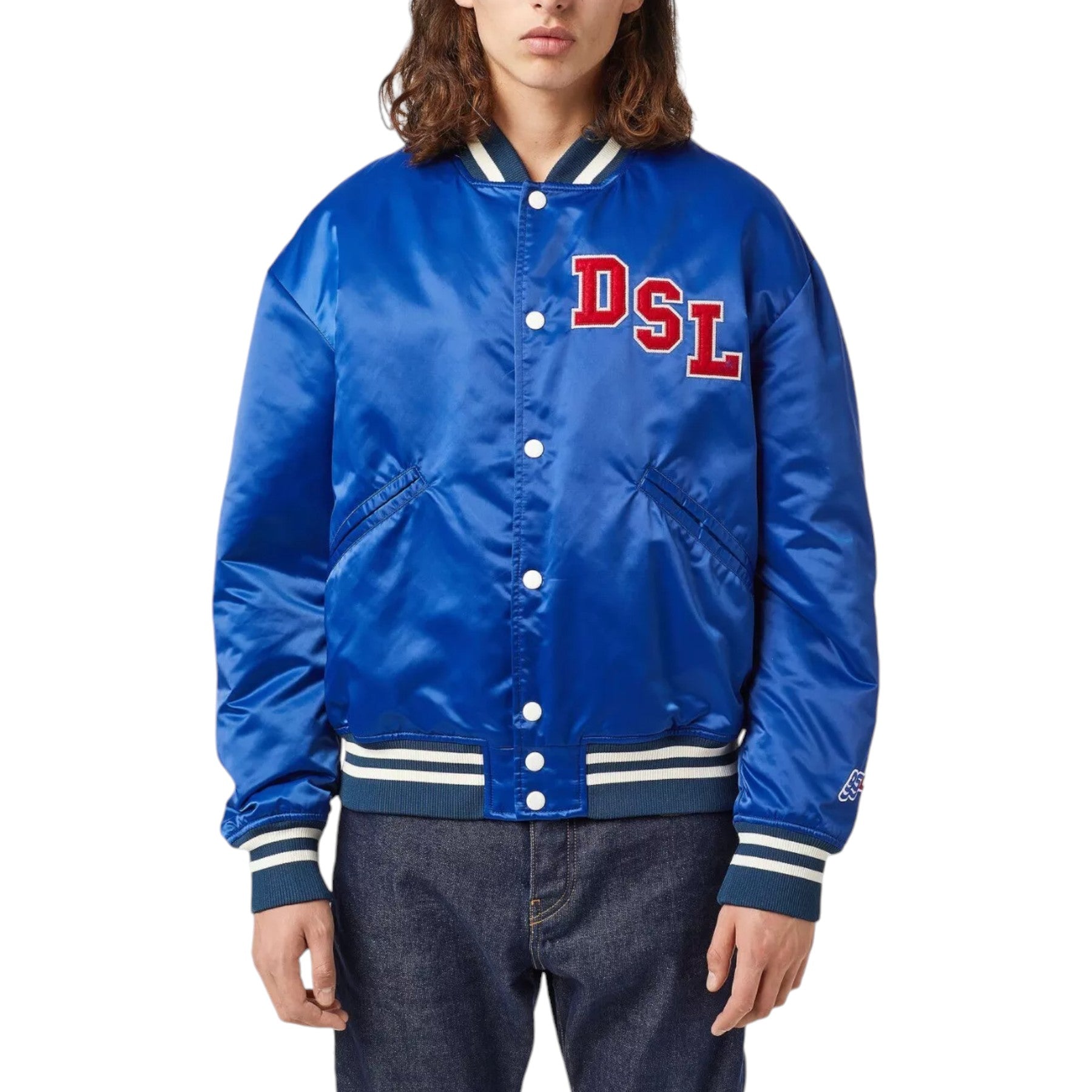 DIESEL J-BULC Mens Puffer Jacket Bomber Long Sleeve Winter Warm Coat Windproof