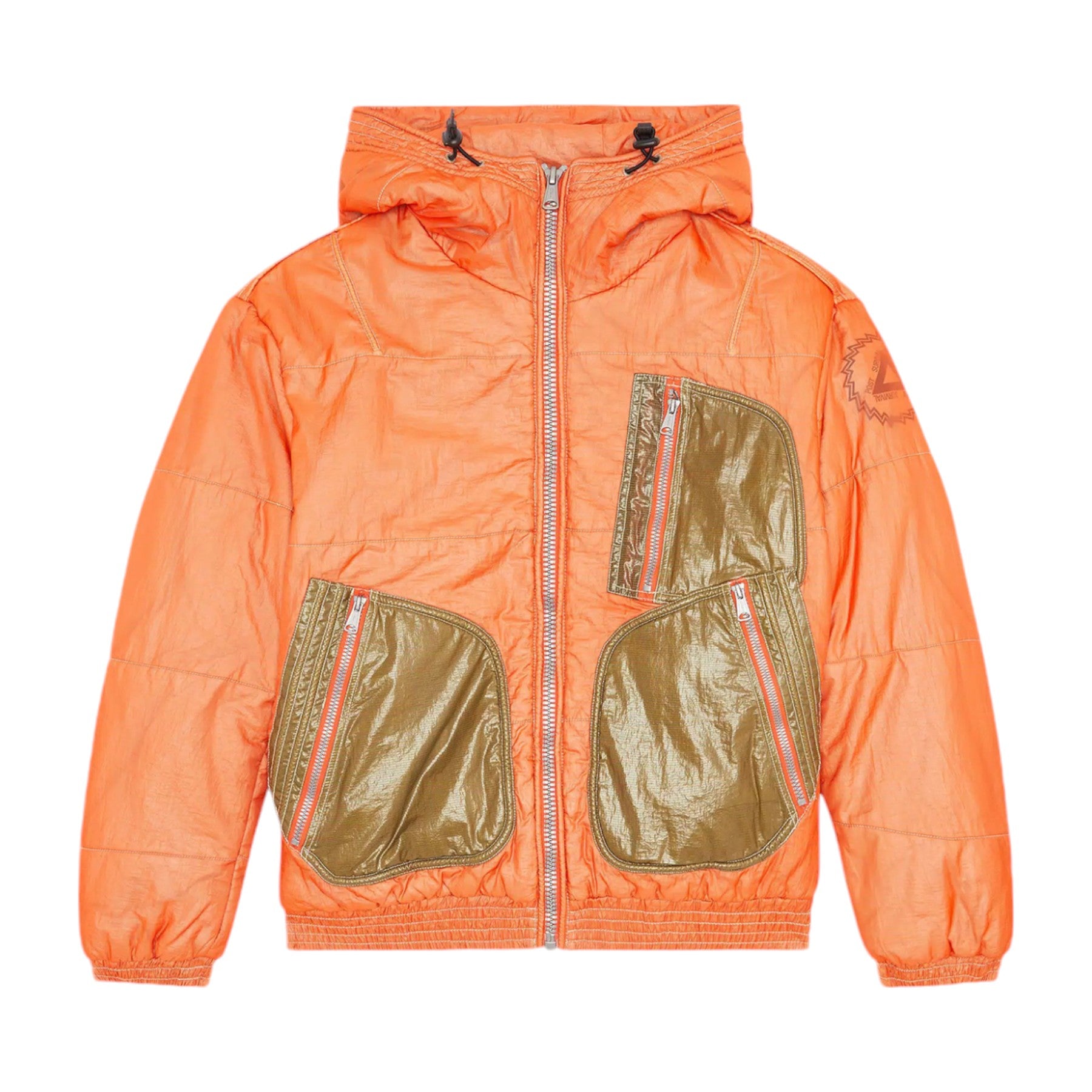 Diesel W-Nam 0PDAM Mens Puffer Jacket Down Padded Hoody Warm Winter Outwear Coat