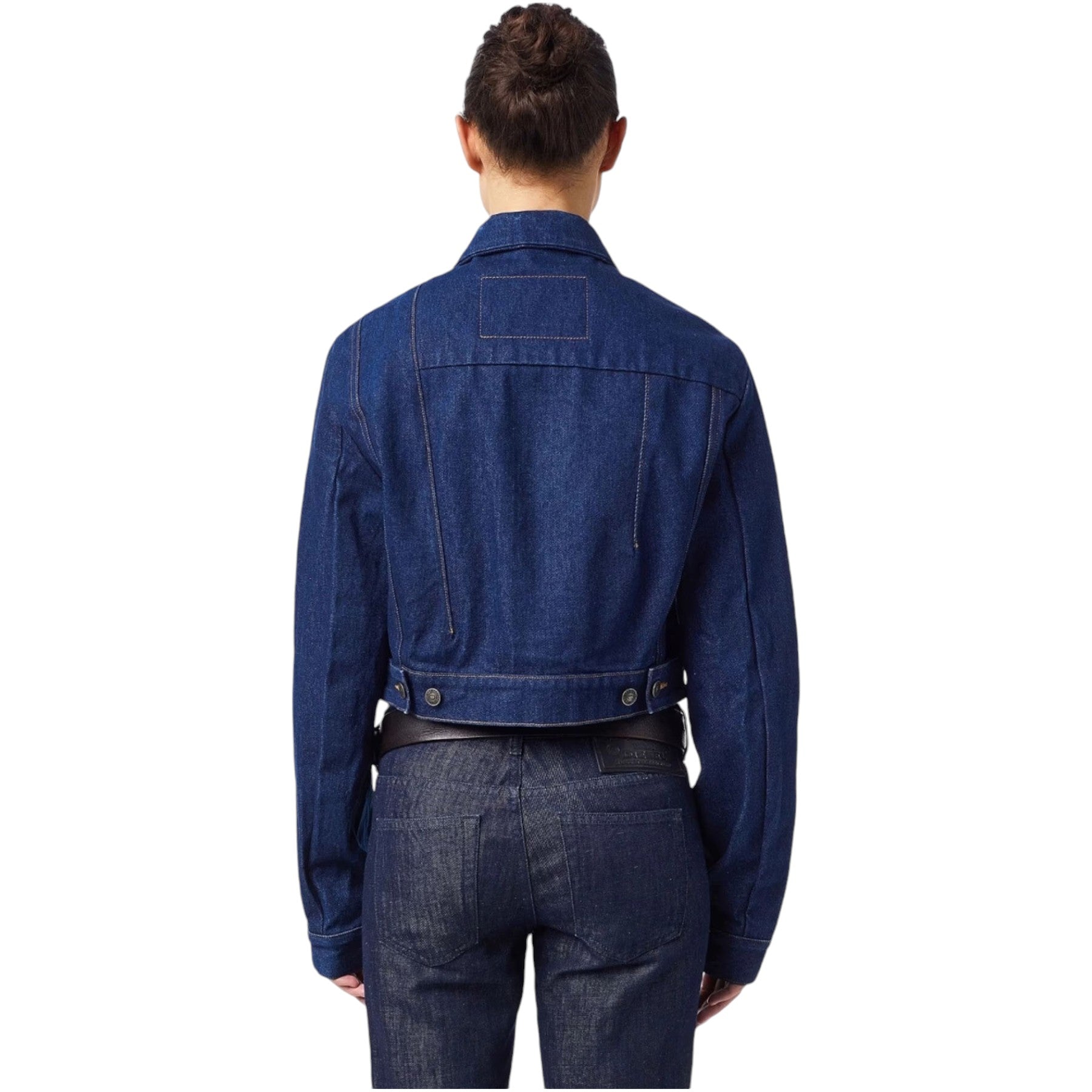 DIESEL DE-LUCYSHORT-SP Womens Denim Jacket Plain Casual Coats Ladies Tops Blue