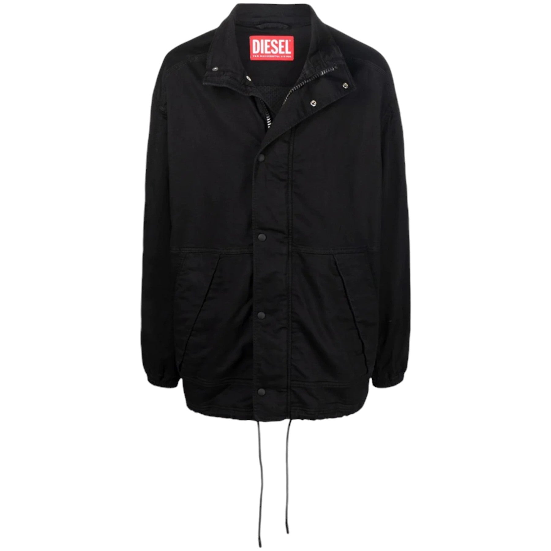 DIESEL D-RODNEY-NE Mens Parka Jacket Casual Padded Coat Winter Warm Long Sleeve