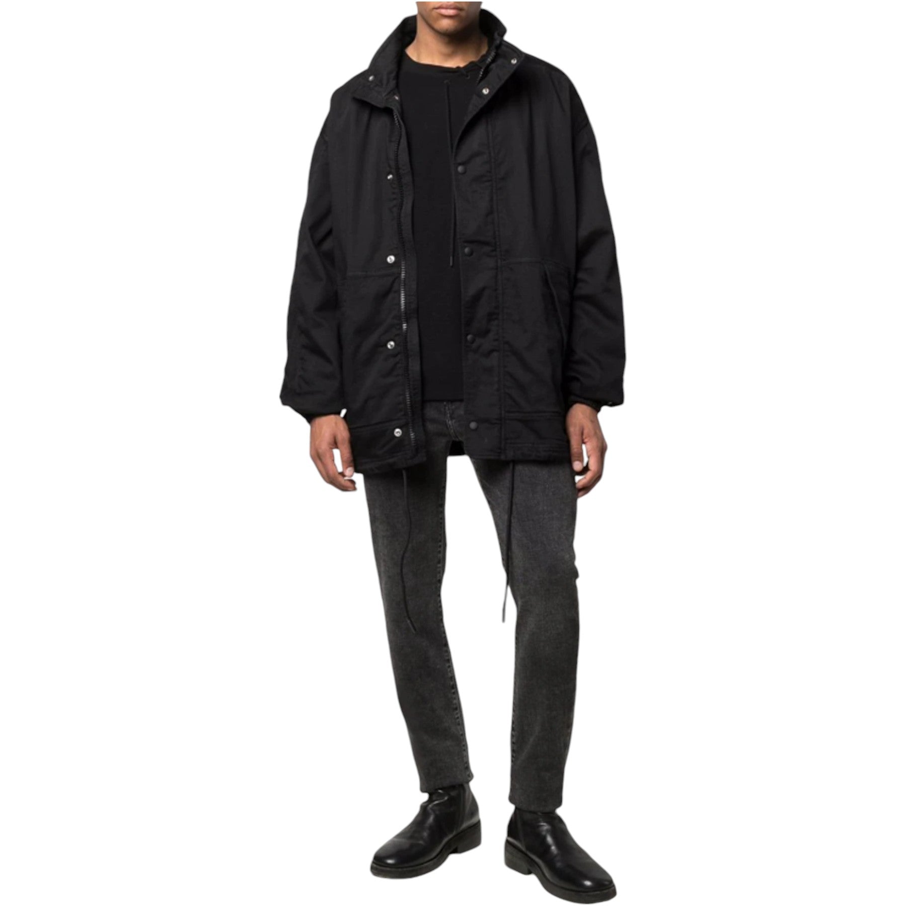 DIESEL D-RODNEY-NE Mens Parka Jacket Casual Padded Coat Winter Warm Long Sleeve