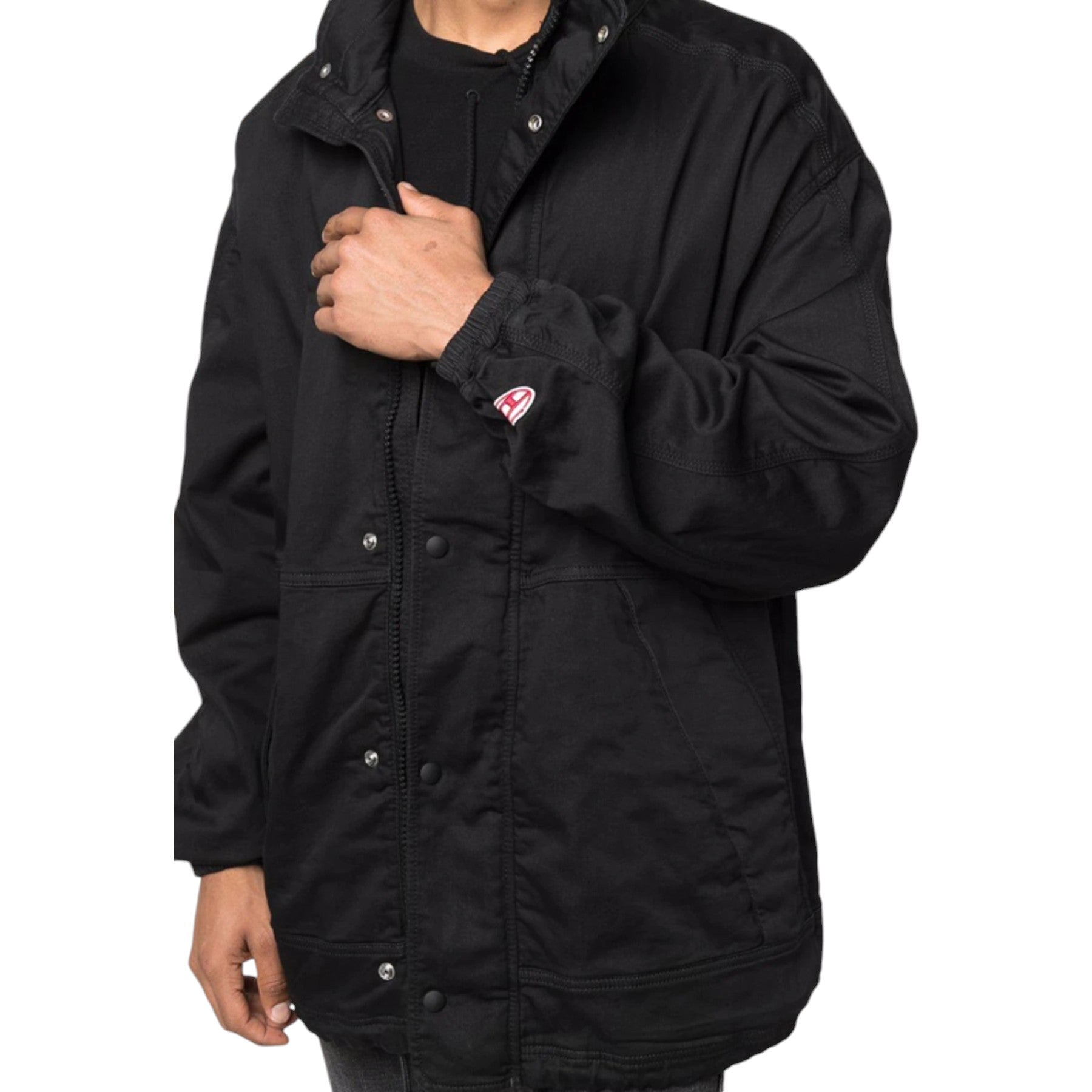 DIESEL D-RODNEY-NE Mens Parka Jacket Casual Padded Coat Winter Warm Long Sleeve