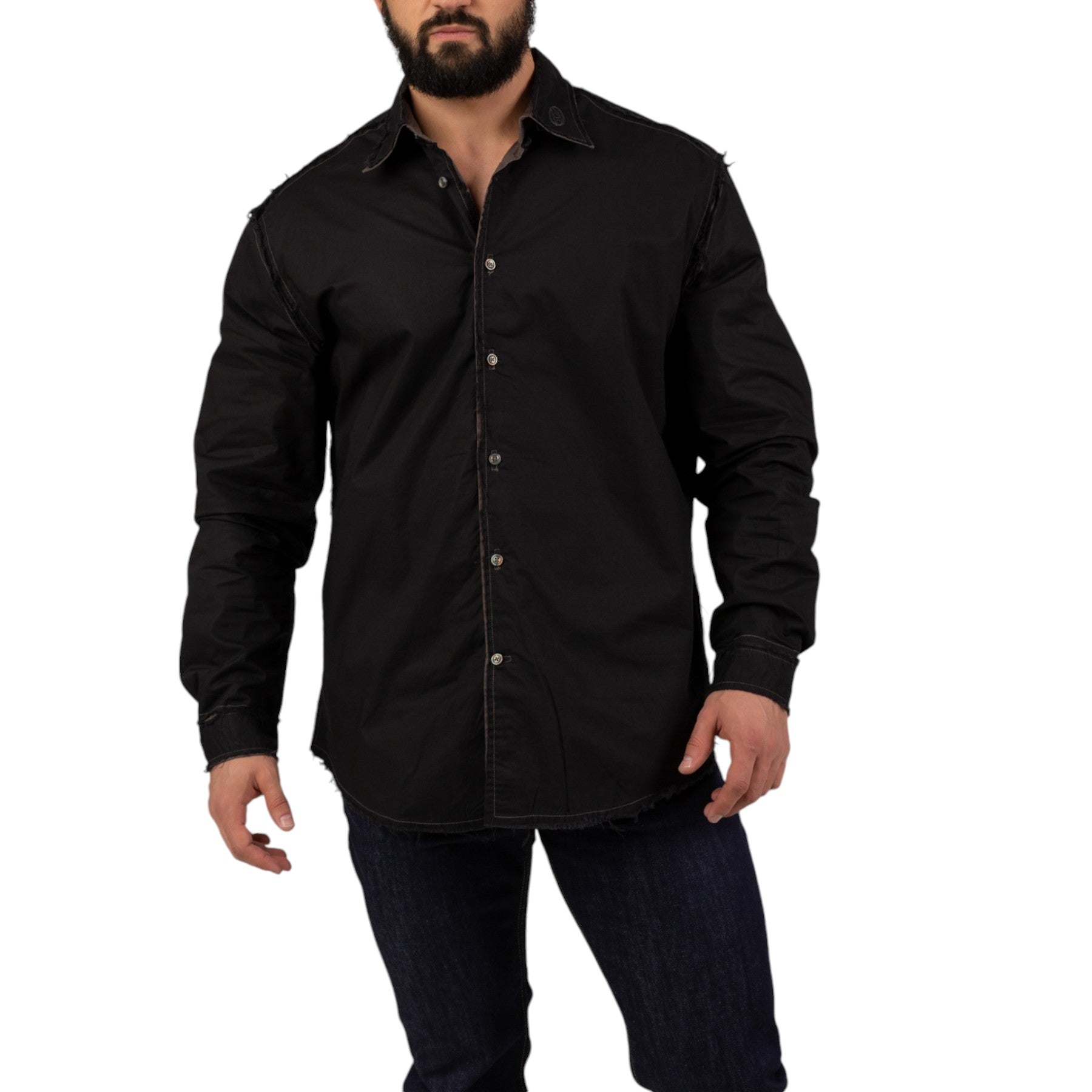 DIESEL S-WEEZER Mens Shirts Camicia Long Sleeve Button Up Casual Shirts Tops NEW