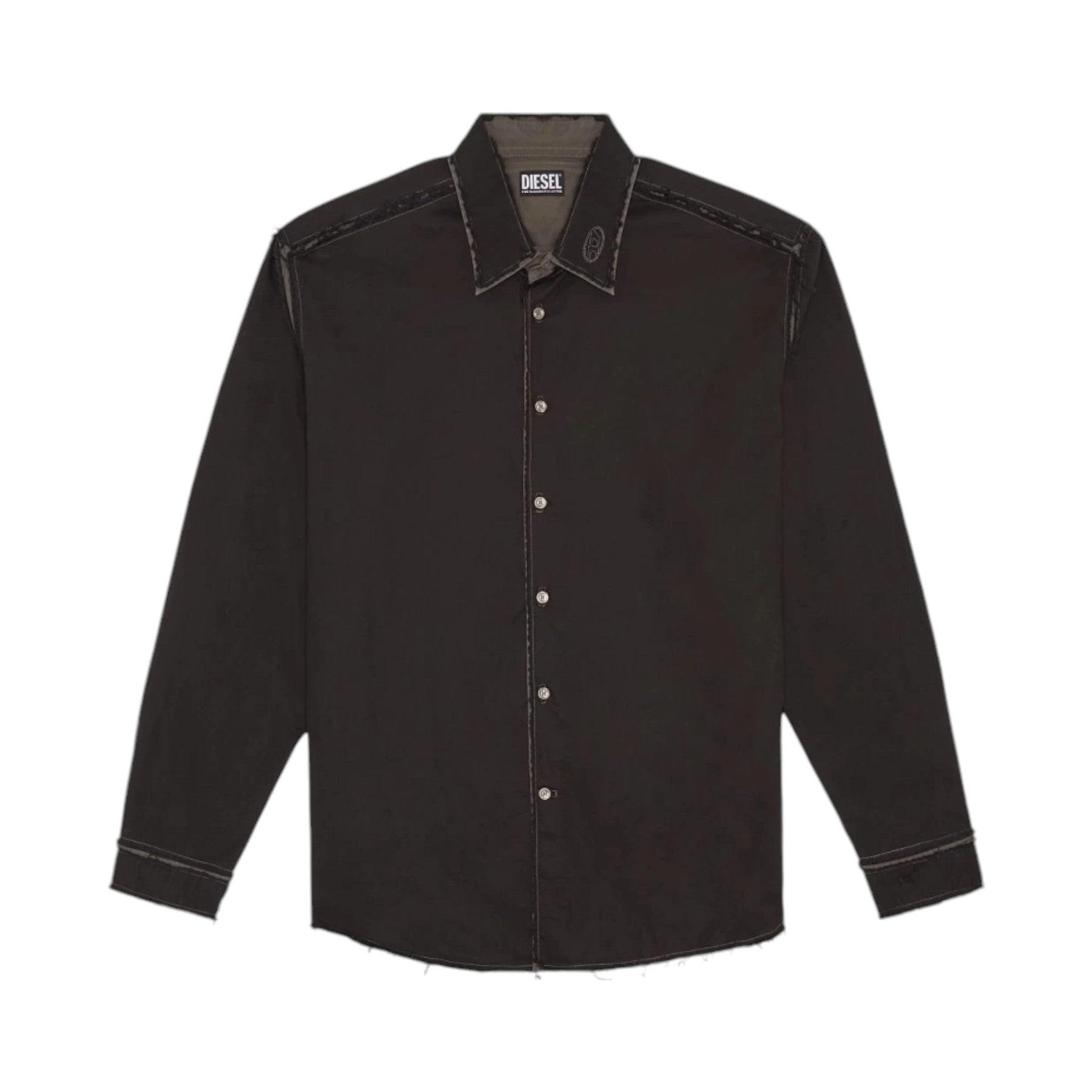 DIESEL S-WEEZER Mens Shirts Camicia Long Sleeve Button Up Casual Shirts Tops NEW