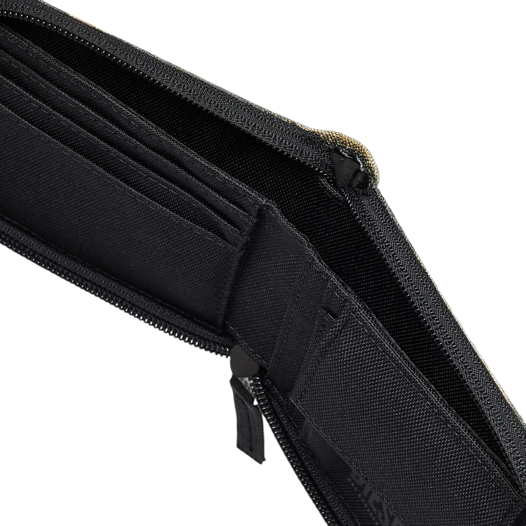 DIESEL Hiresh Mens Coin Purse Zipped Round Bi Fold Mini Wallets Military Green