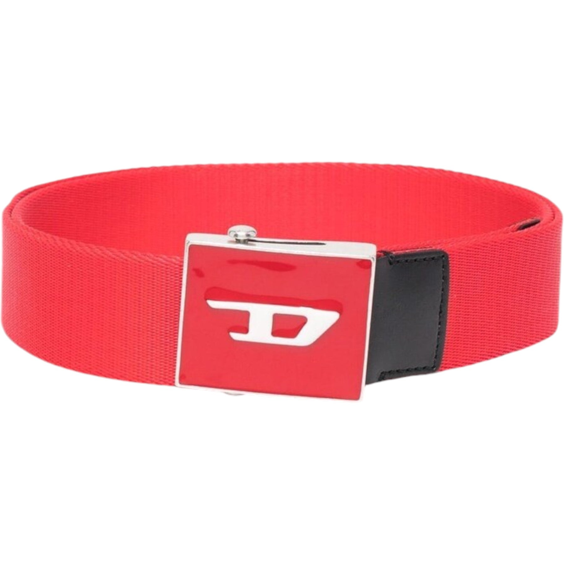 DIESEL B-PLAKUE Mens Webbing Belt Work Belt Metal Buckle Waistbelt Army Golf New