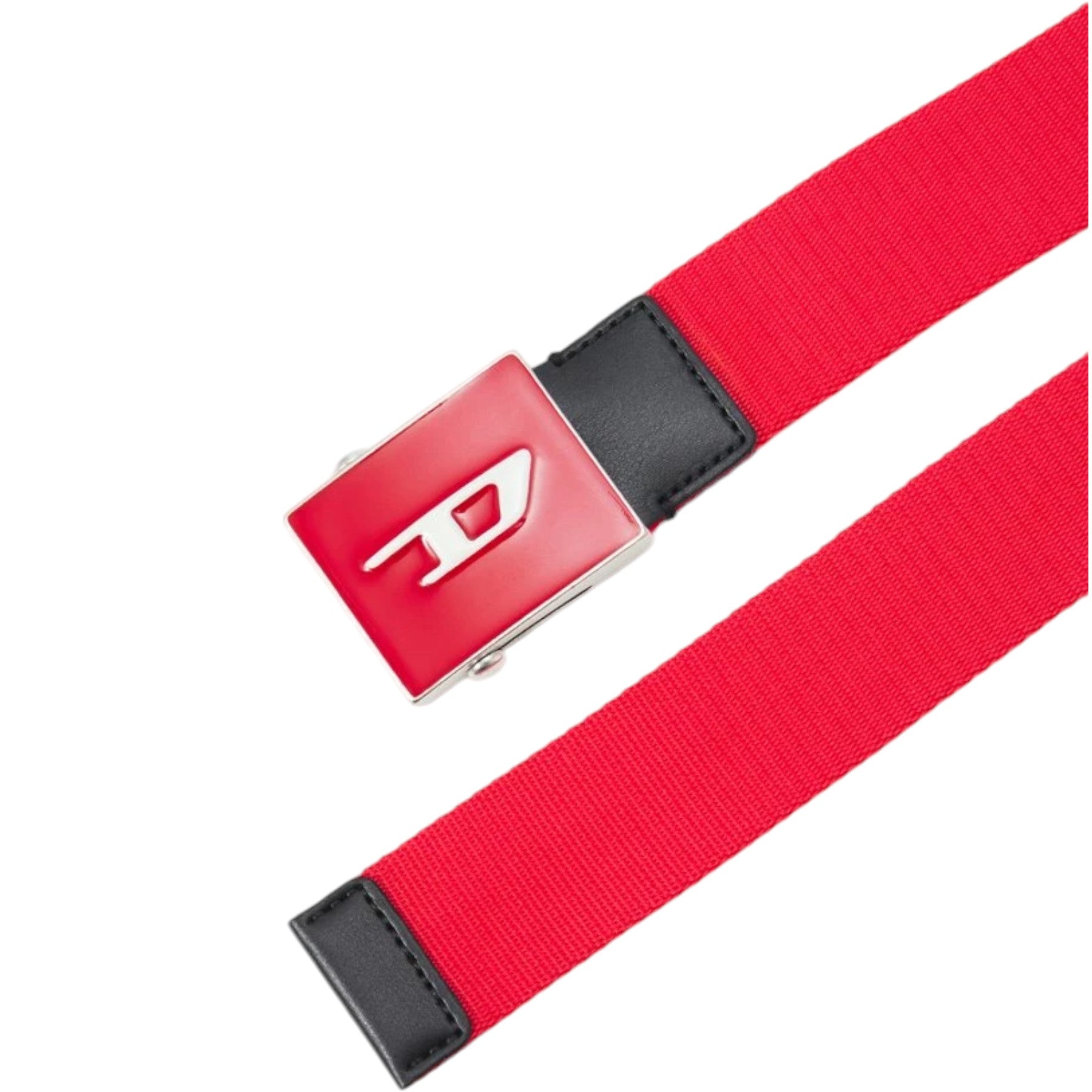 DIESEL B-PLAKUE Mens Webbing Belt Work Belt Metal Buckle Waistbelt Army Golf New