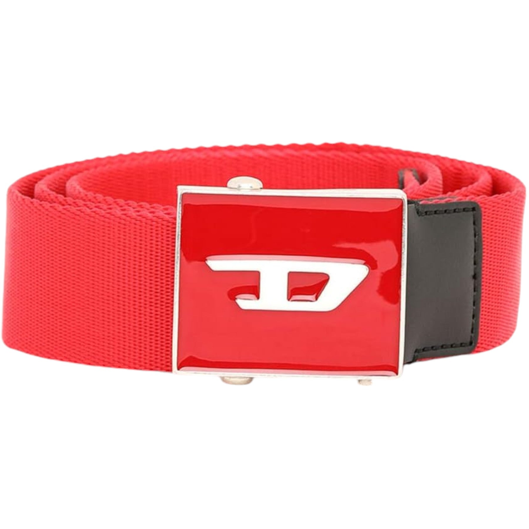 DIESEL B-PLAKUE Mens Webbing Belt Work Belt Metal Buckle Waistbelt Army Golf New