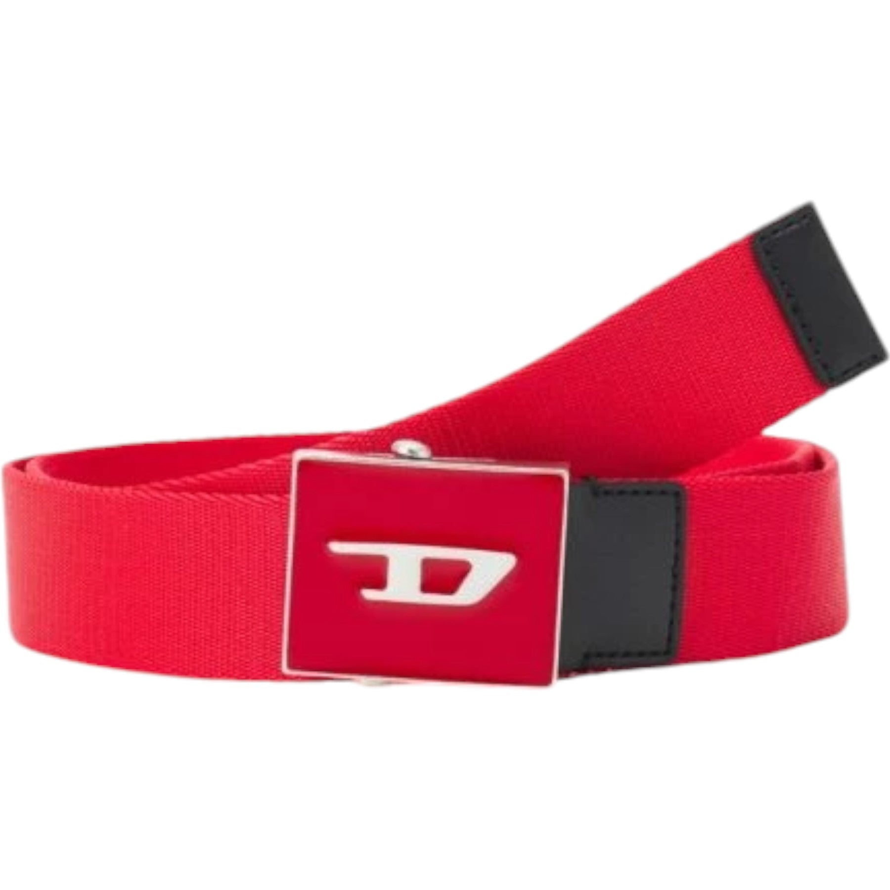 DIESEL B-PLAKUE Mens Webbing Belt Work Belt Metal Buckle Waistbelt Army Golf New