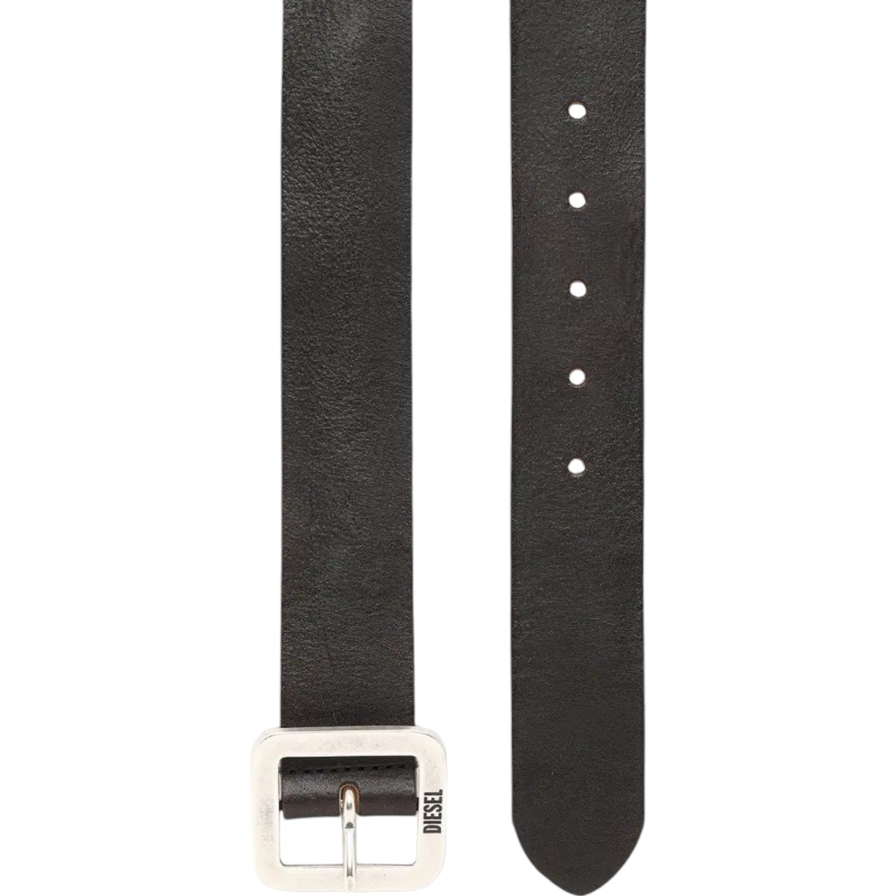 DIESEL B-ROCCO Mens Genuine Leather Belts For Trousers Jeans Metal Buckle Brown