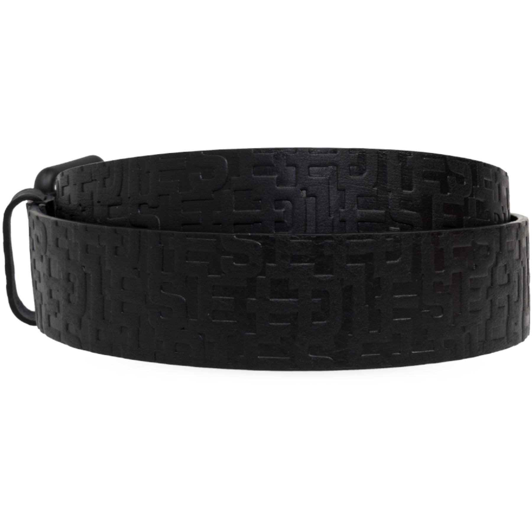 DIESEL B-MONOGRAM Mens Genuine Leather Belts For Trousers Jeans Metal Buckle